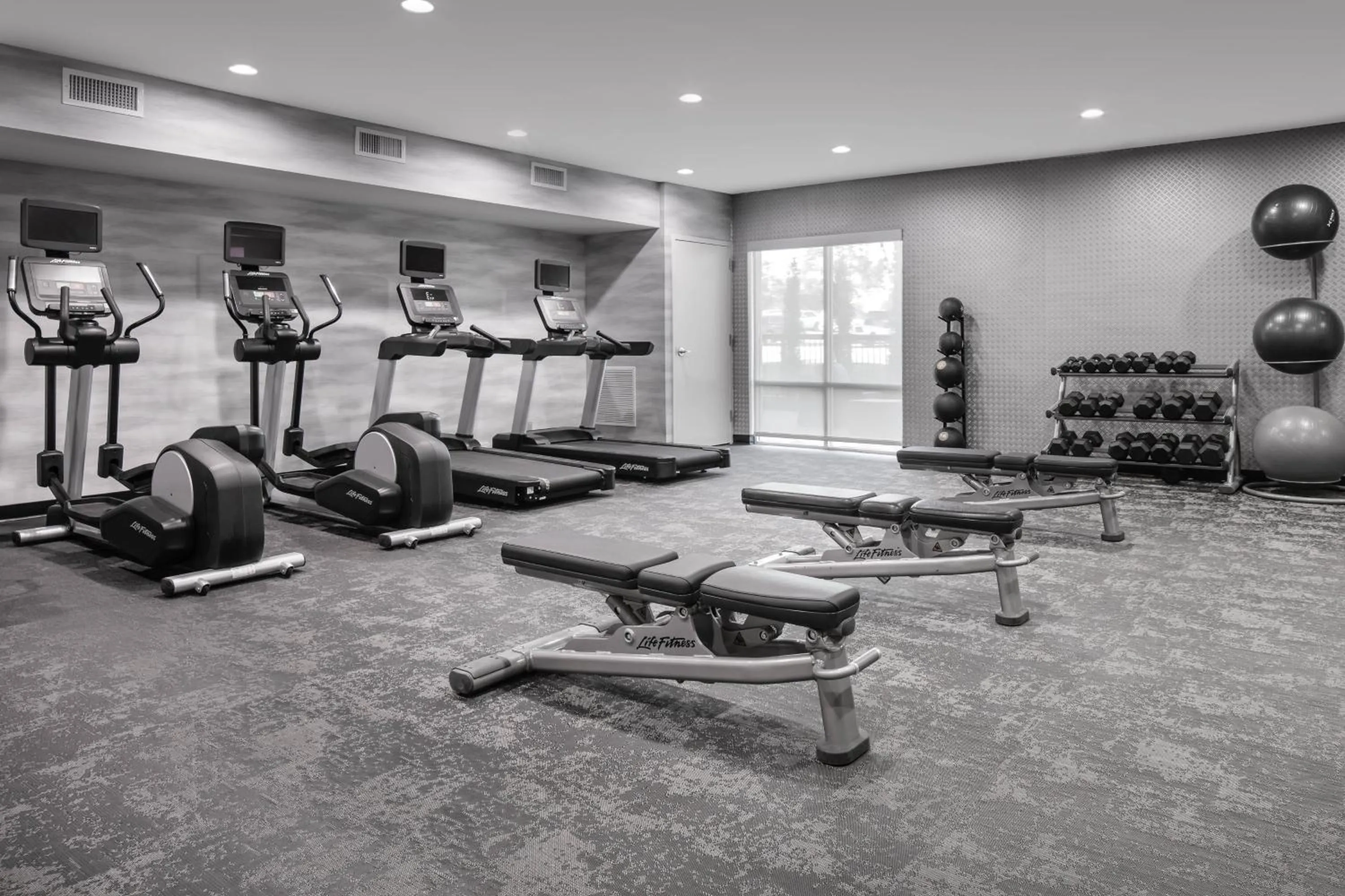 Fitness centre/facilities in Fairfield Inn & Suites by Marriott Tulsa Central