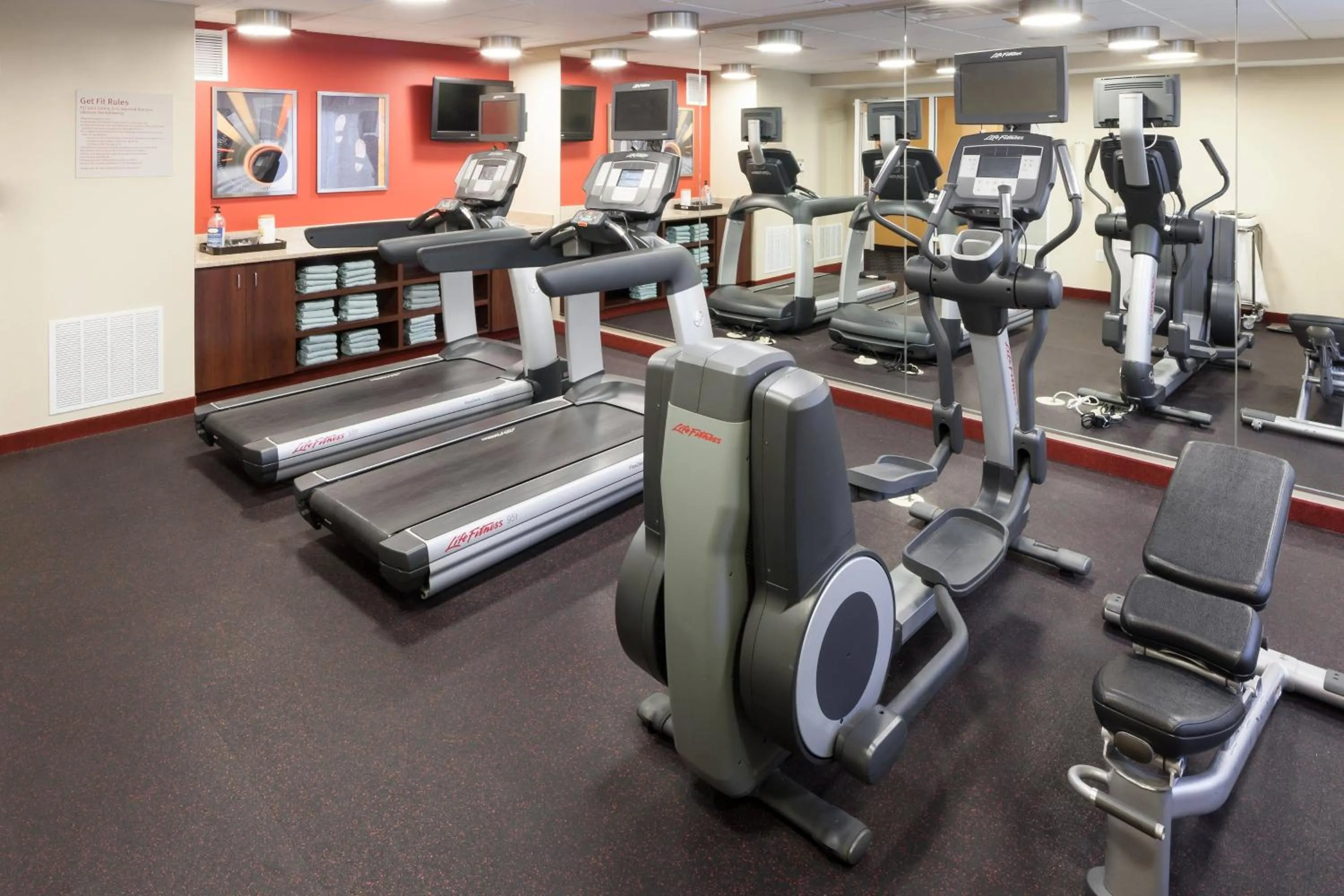 Fitness centre/facilities in TownePlace Suites by Marriott Little Rock West