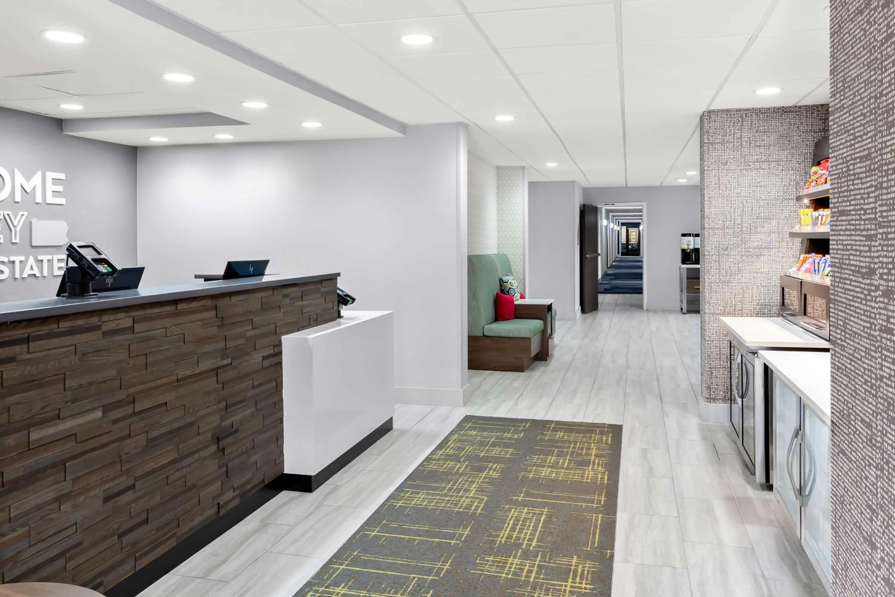 Lobby or reception in Hampton Inn Washington