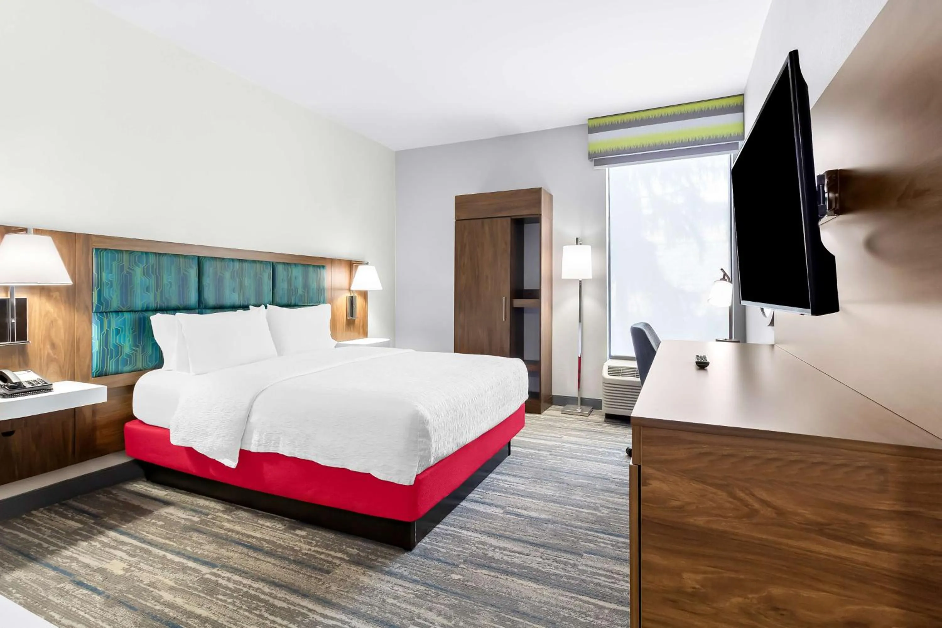 Bed in Hampton Inn Washington