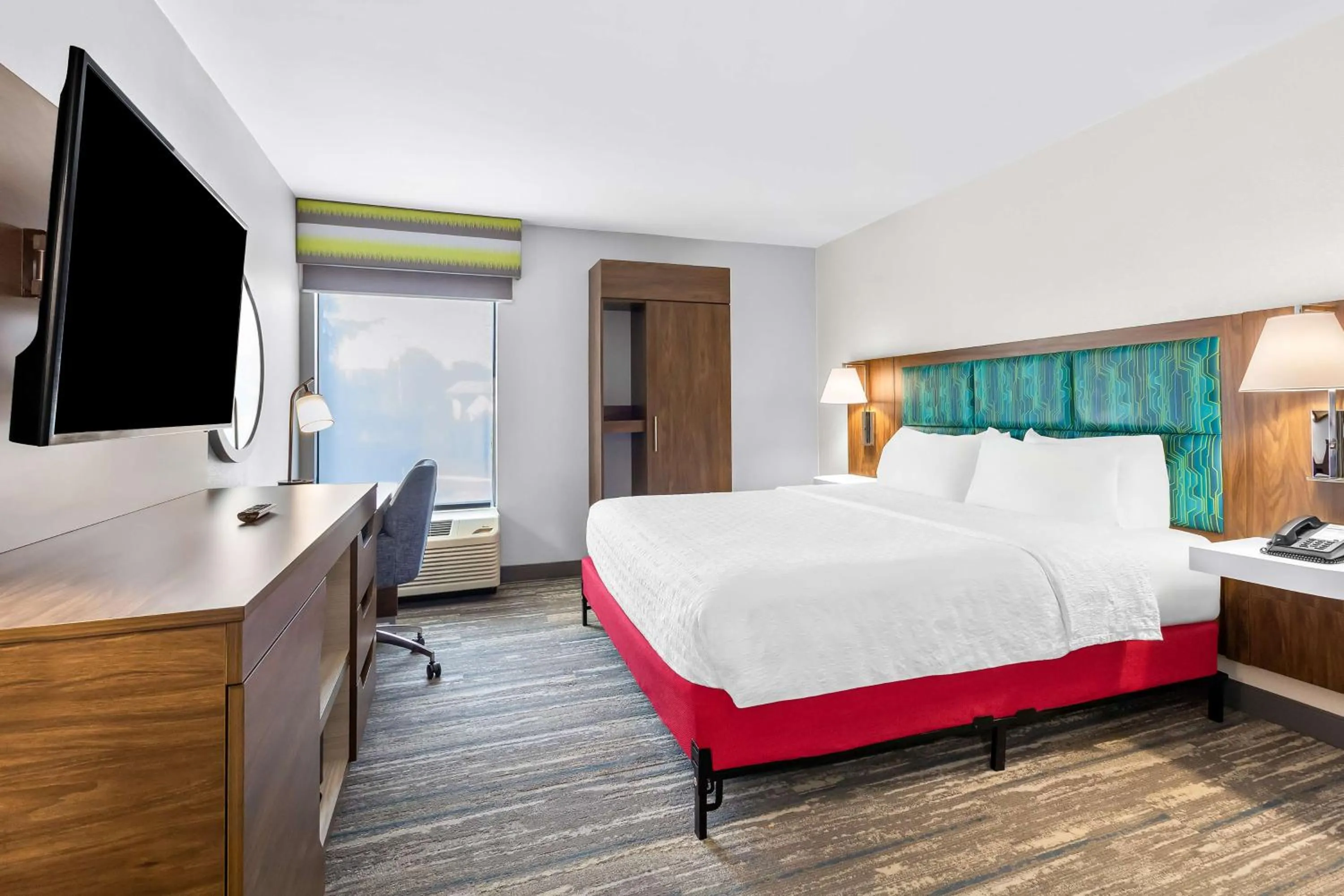 Bed in Hampton Inn Washington