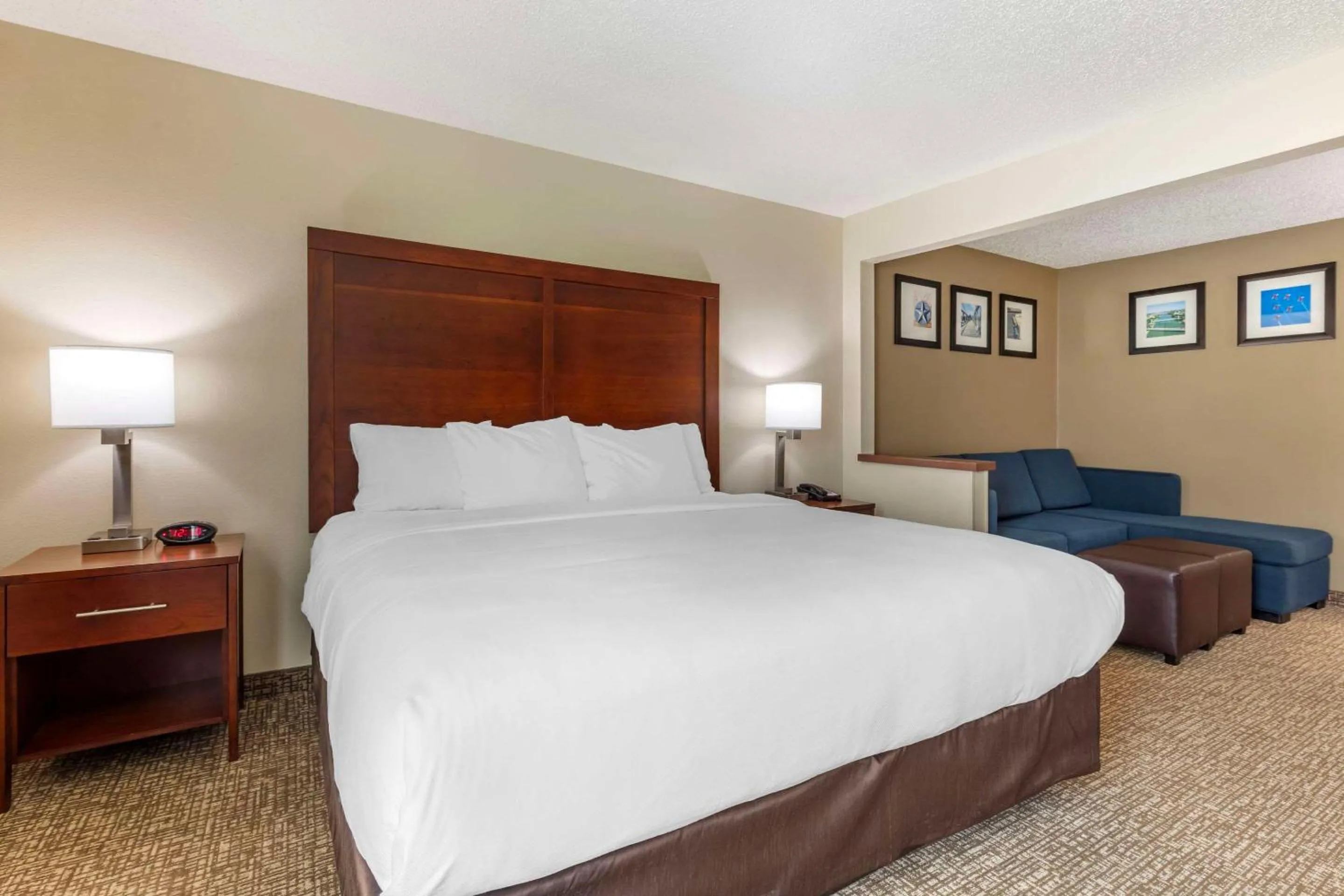 Bedroom, Bed in Comfort Inn & Suites Temple - Medical Center