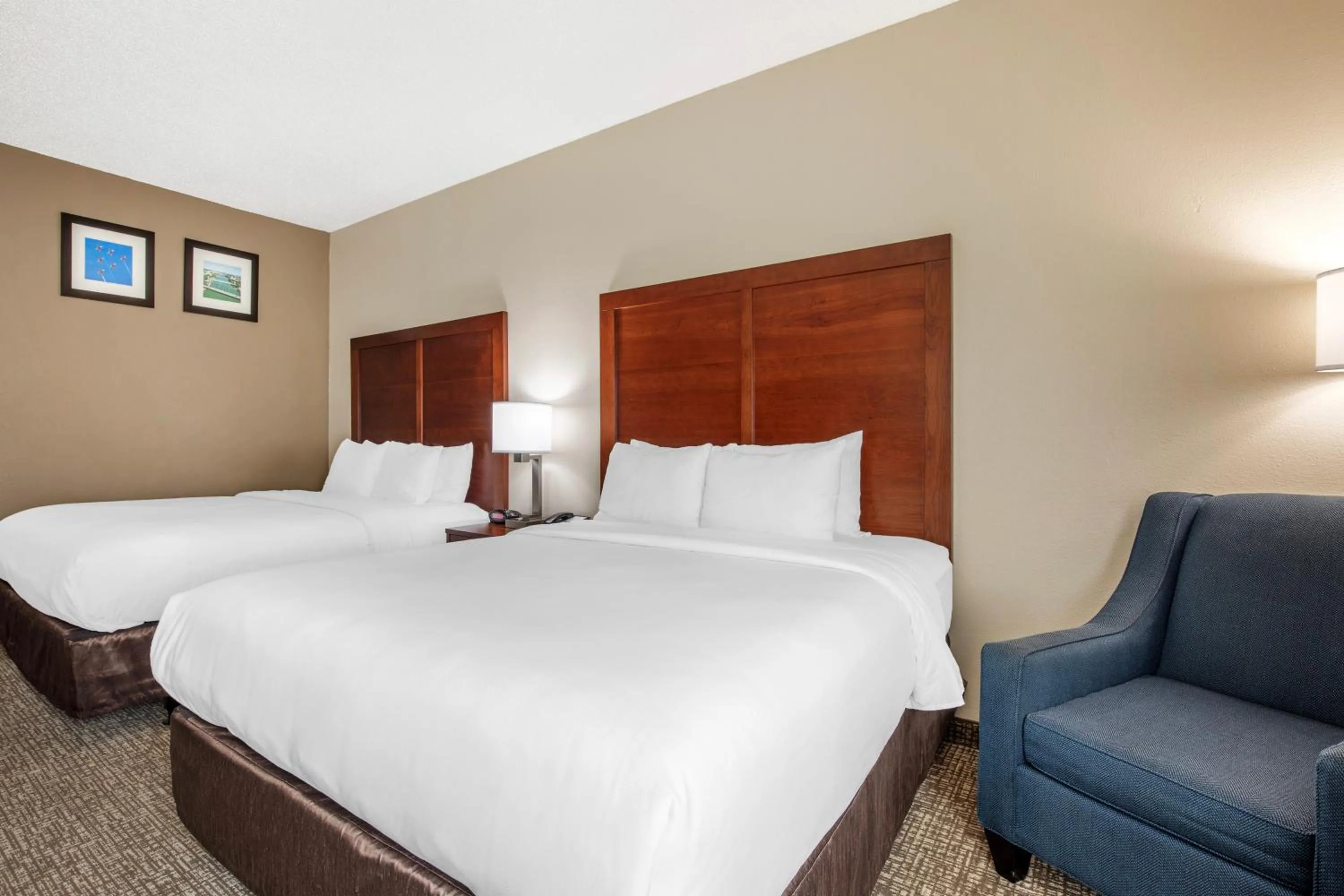 Bed in Comfort Inn & Suites Temple - Medical Center