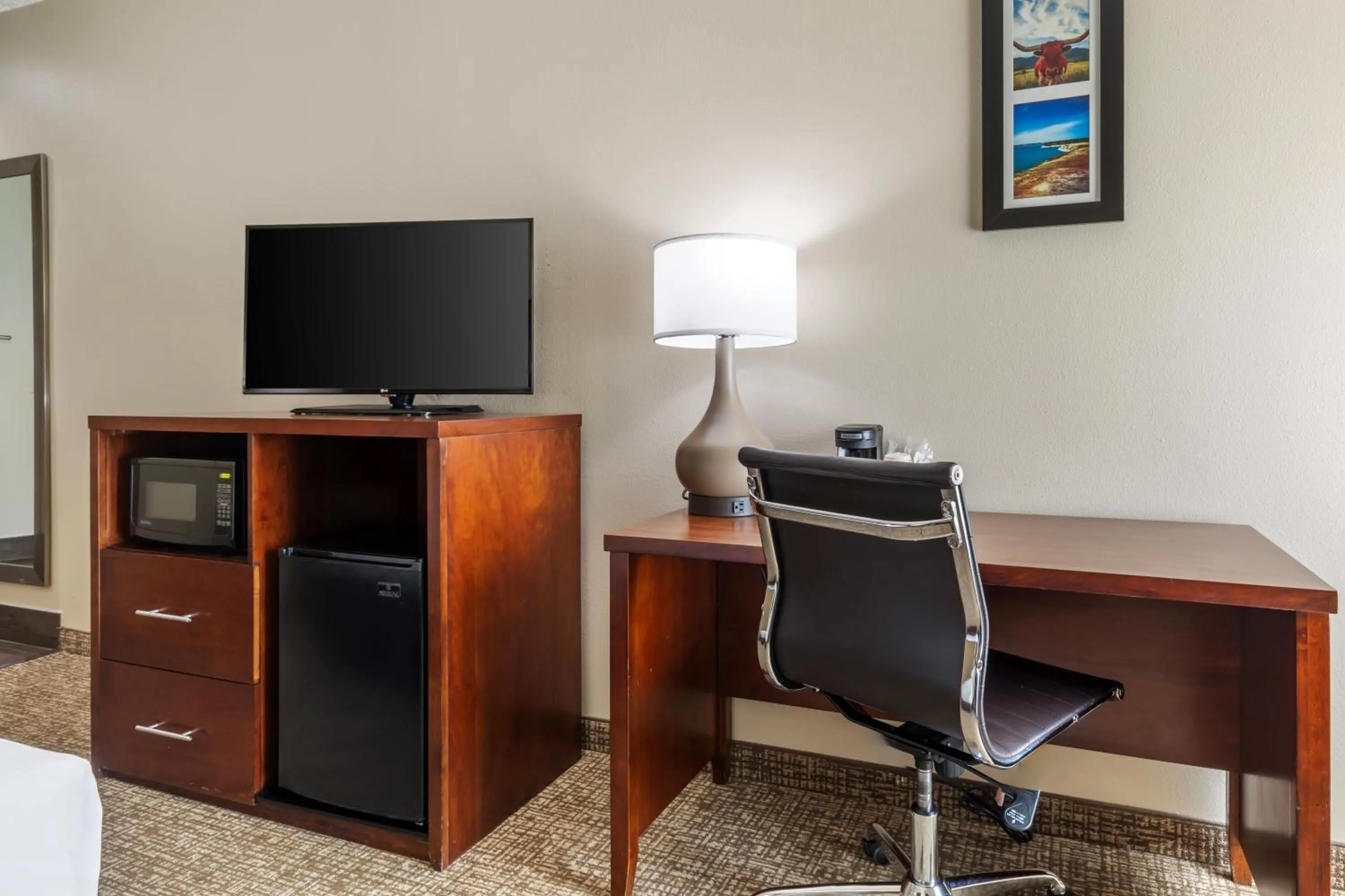 TV and multimedia in Comfort Inn & Suites Temple - Medical Center
