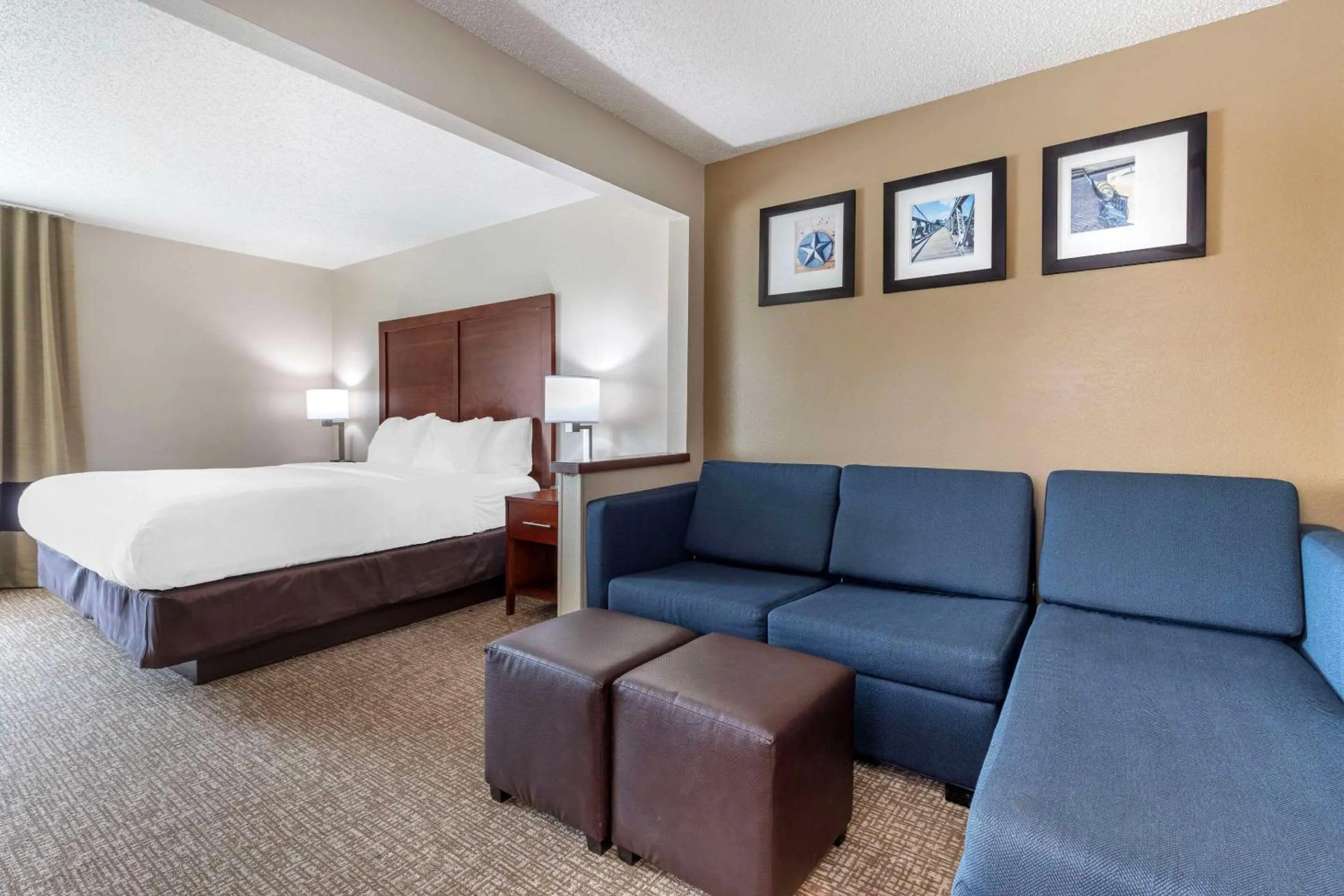 Bedroom, Bed in Comfort Inn & Suites Temple - Medical Center