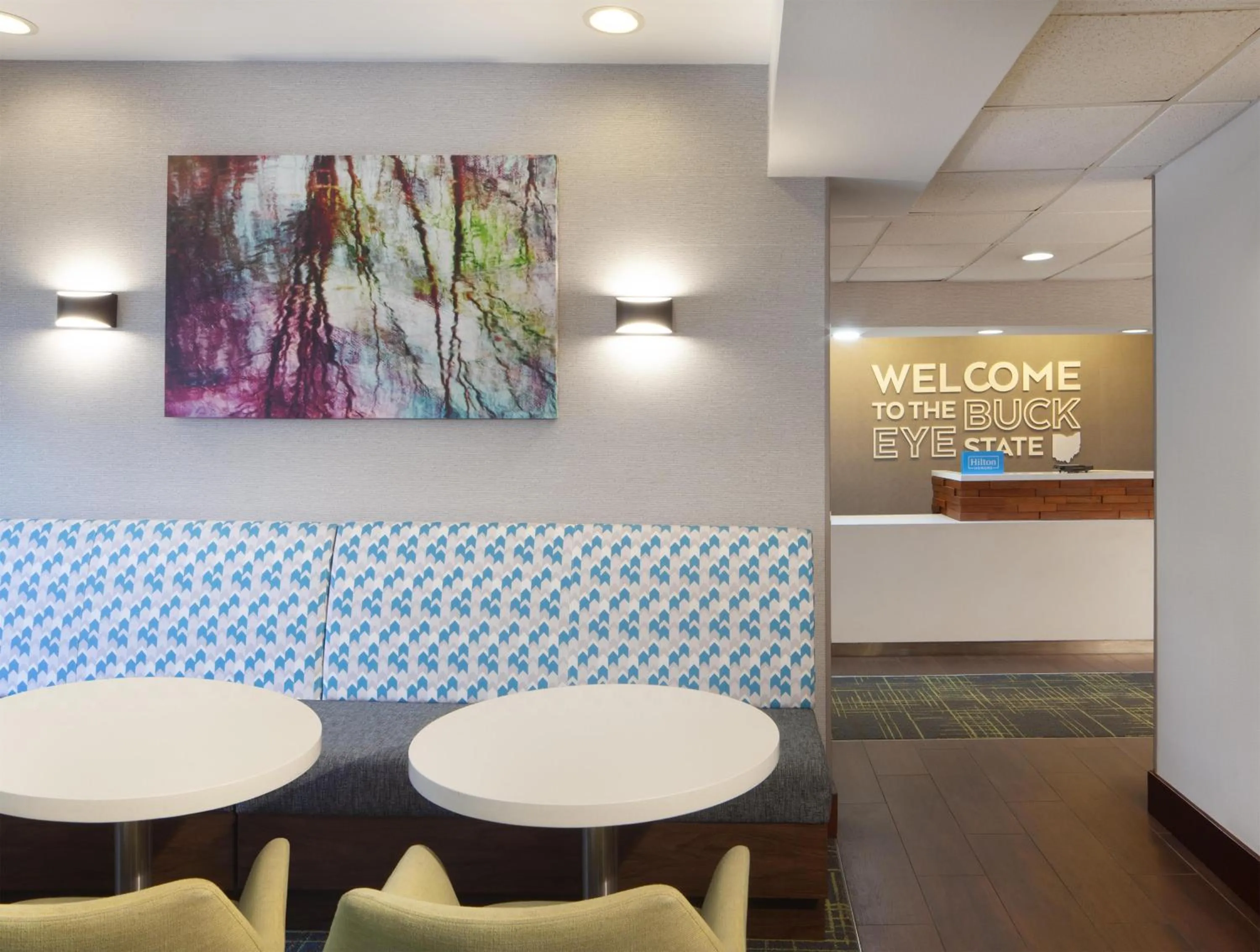 Lobby or reception in Hampton Inn Youngstown/Boardman
