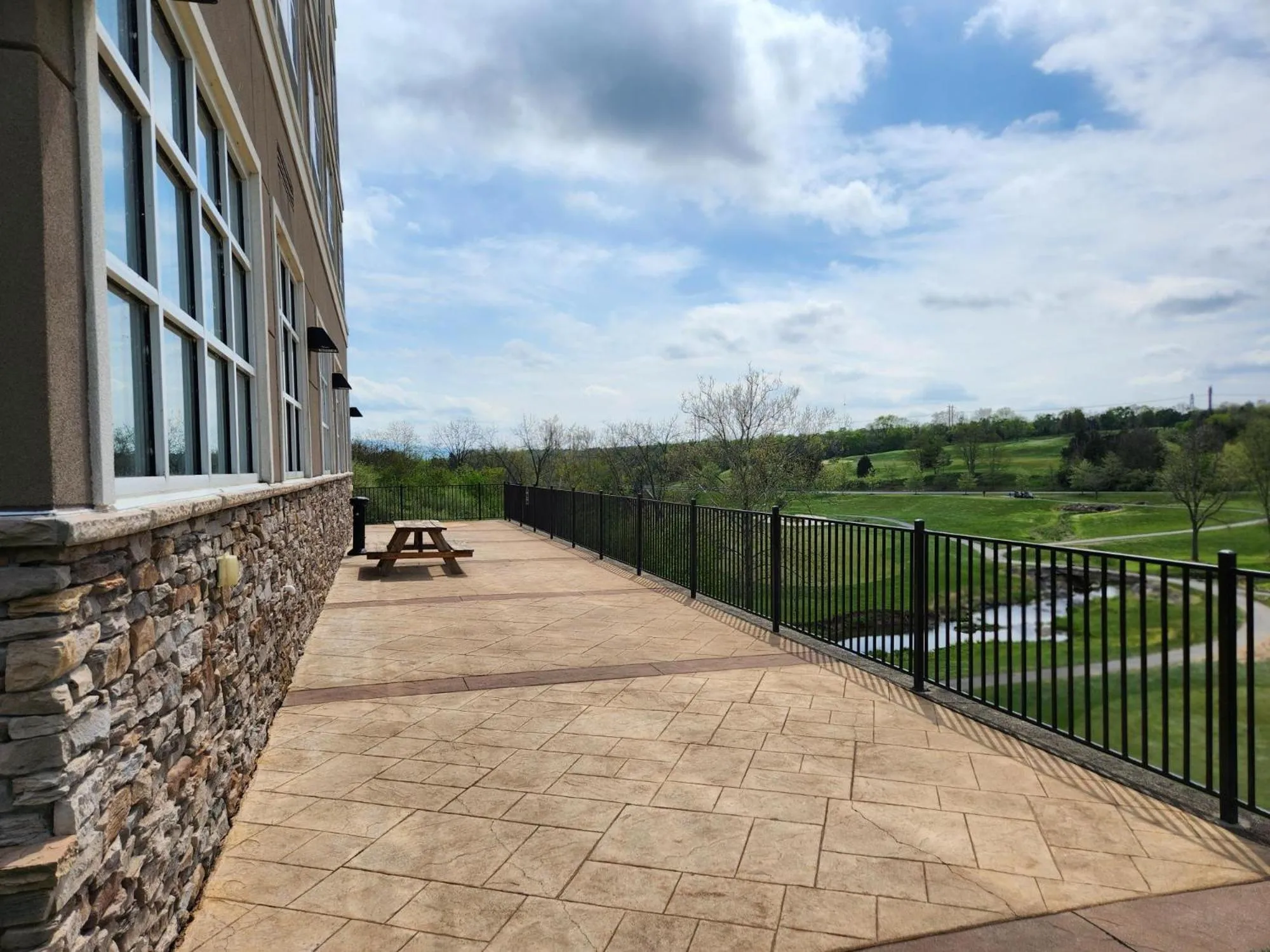 Balcony/Terrace in Doubletree By Hilton Front Royal Blue Ridge Shadows