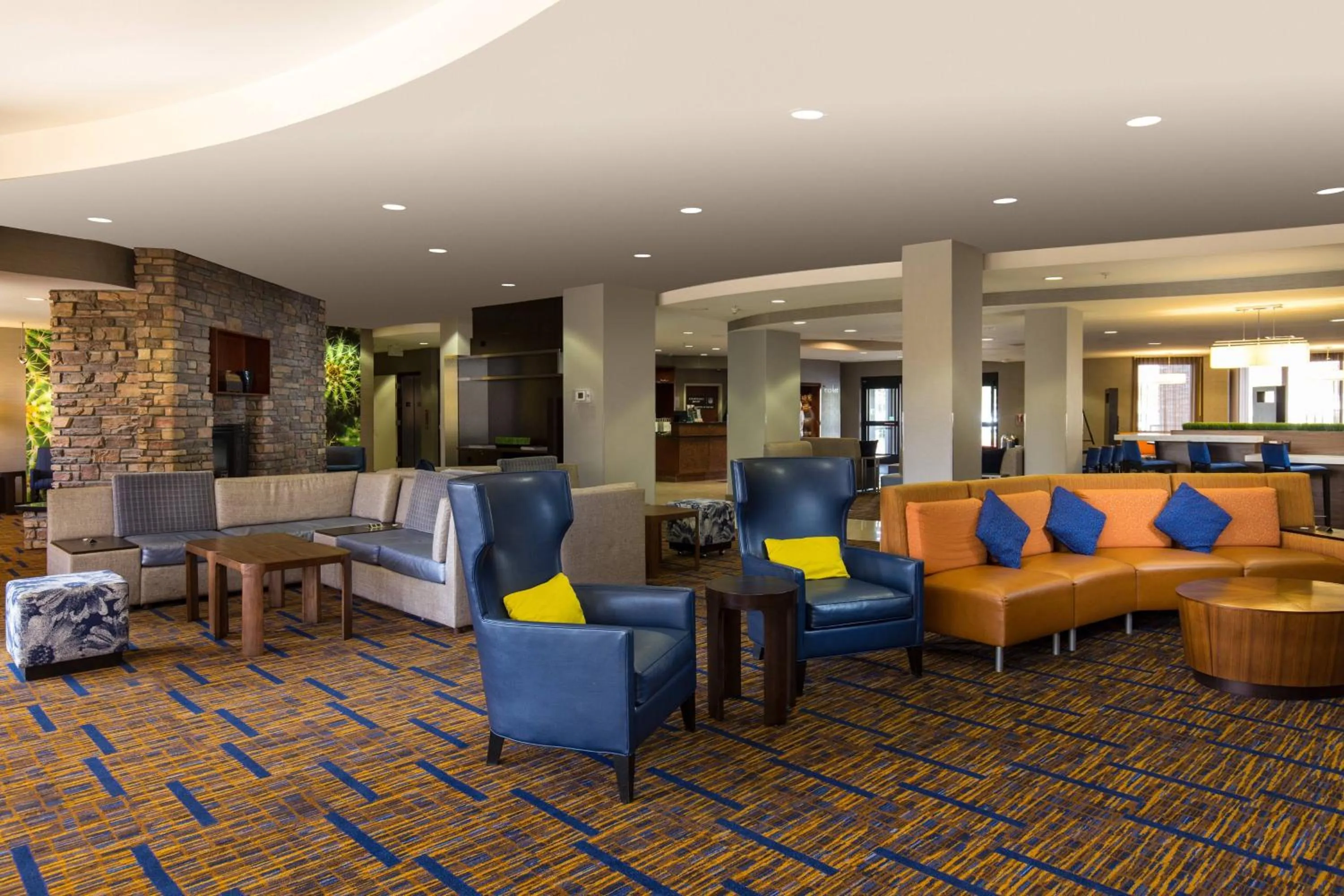 Lobby or reception in Courtyard by Marriott Ontario Rancho Cucamonga