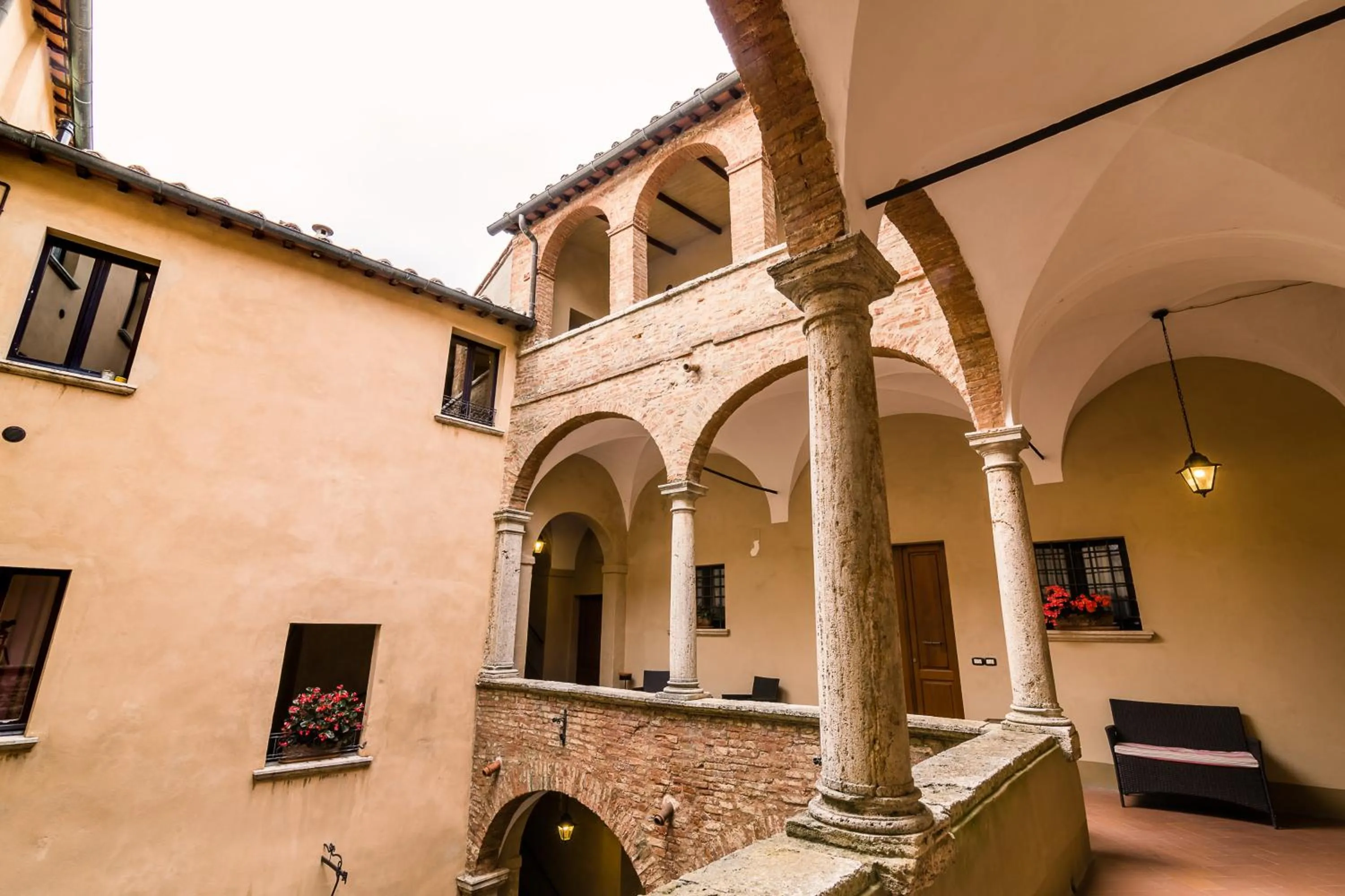 Patio in Bellarmino Boutique Apartments, Montepulciano