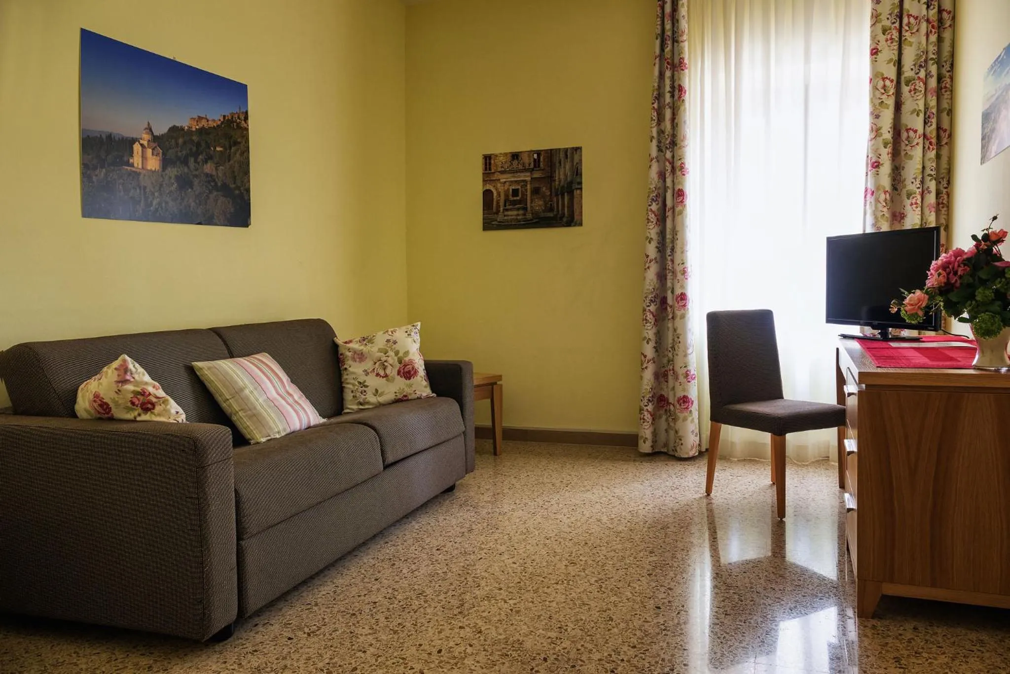 Living room in Bellarmino Boutique Apartments, Montepulciano