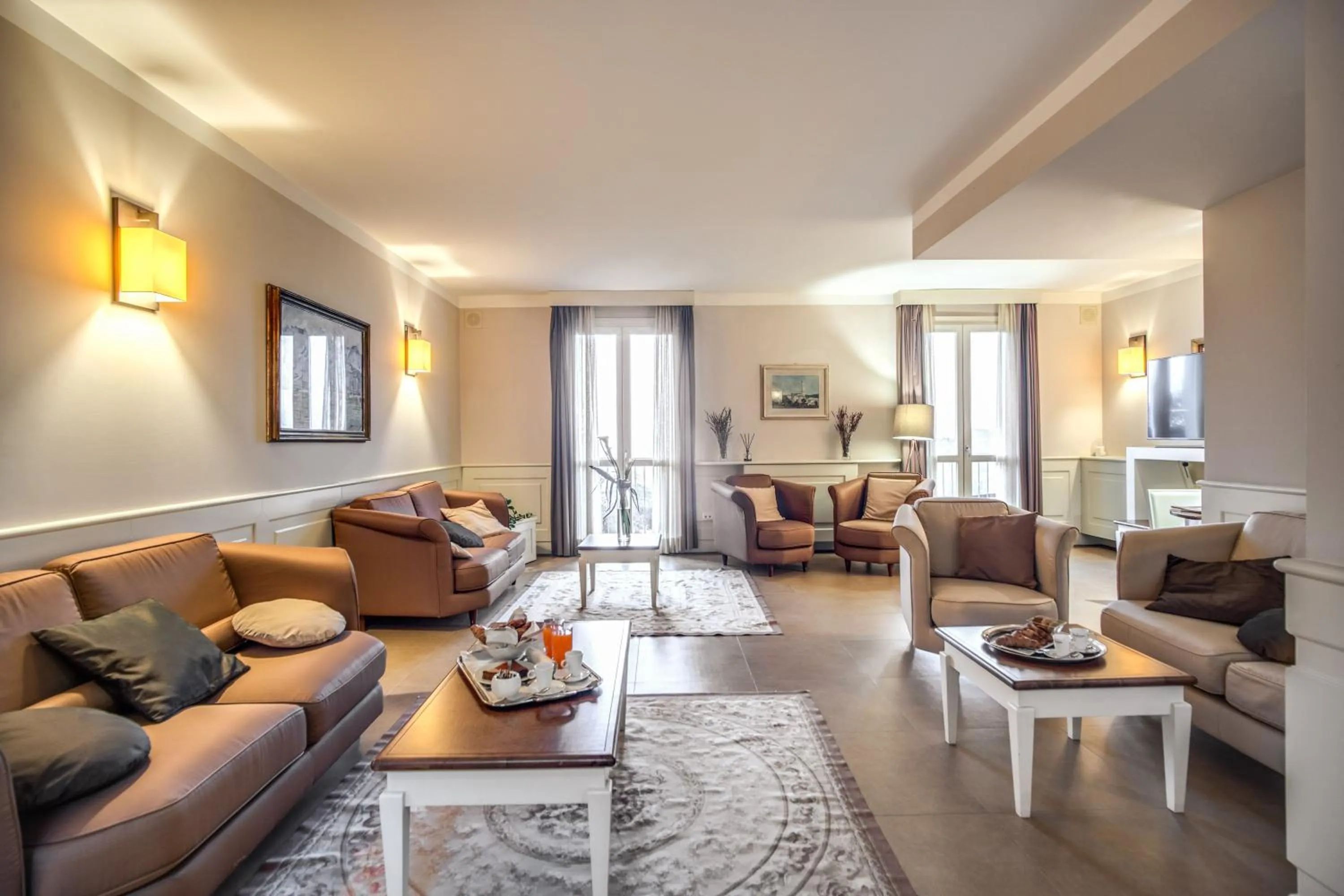 Living room in Villa Giorgia Albergo in Collina