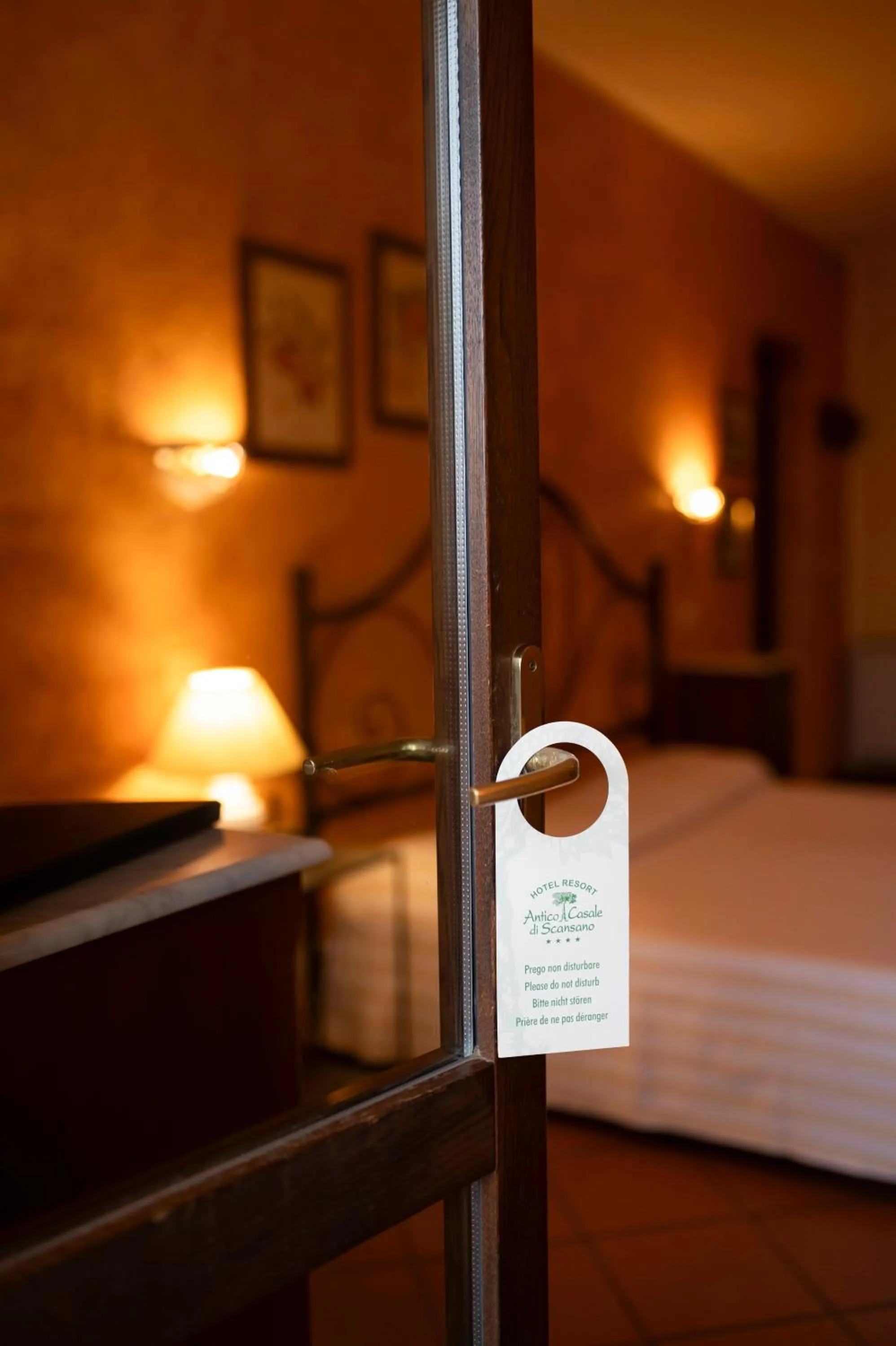 Bed in Antico Casale Di Scansano Resort