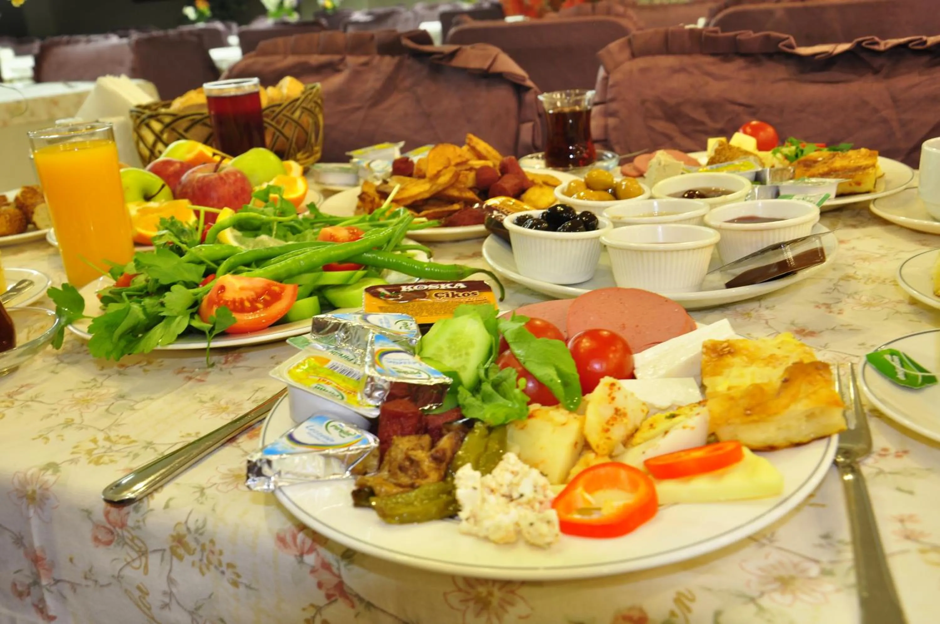 Buffet breakfast in Kayalar Hotel