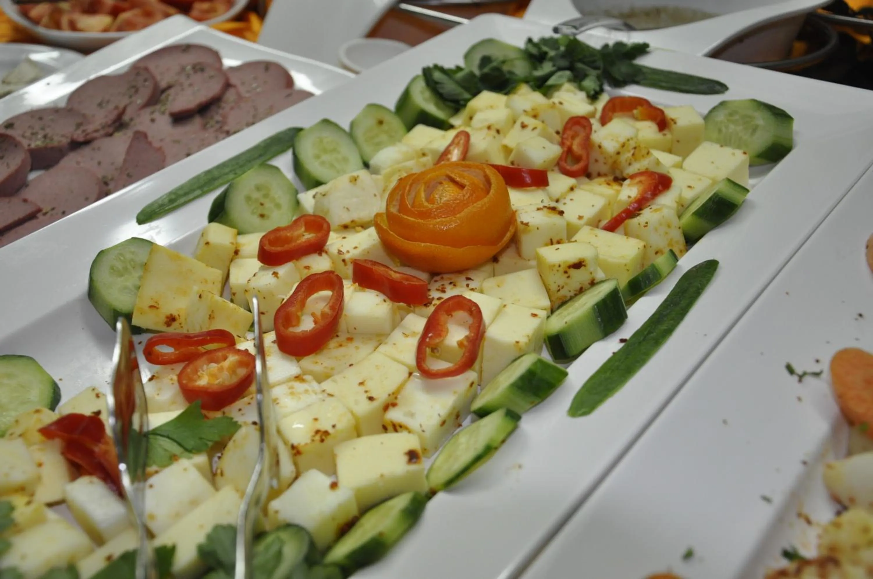 Buffet breakfast in Kayalar Hotel