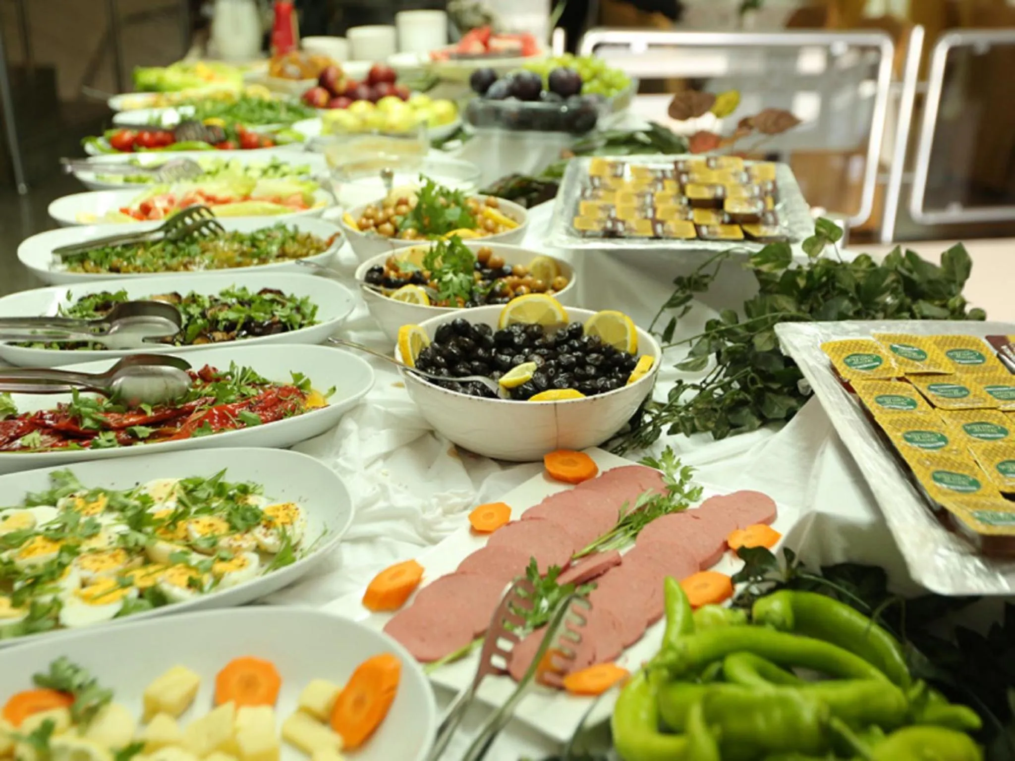 Buffet breakfast in Kayalar Hotel