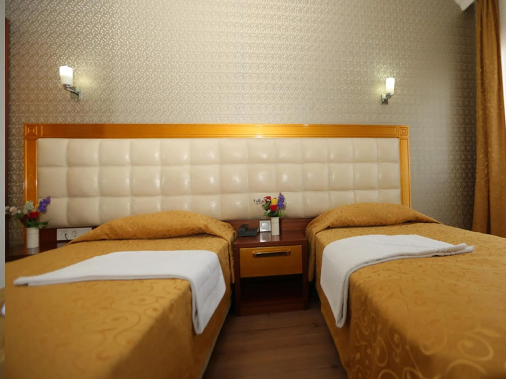 Bed in Kayalar Hotel