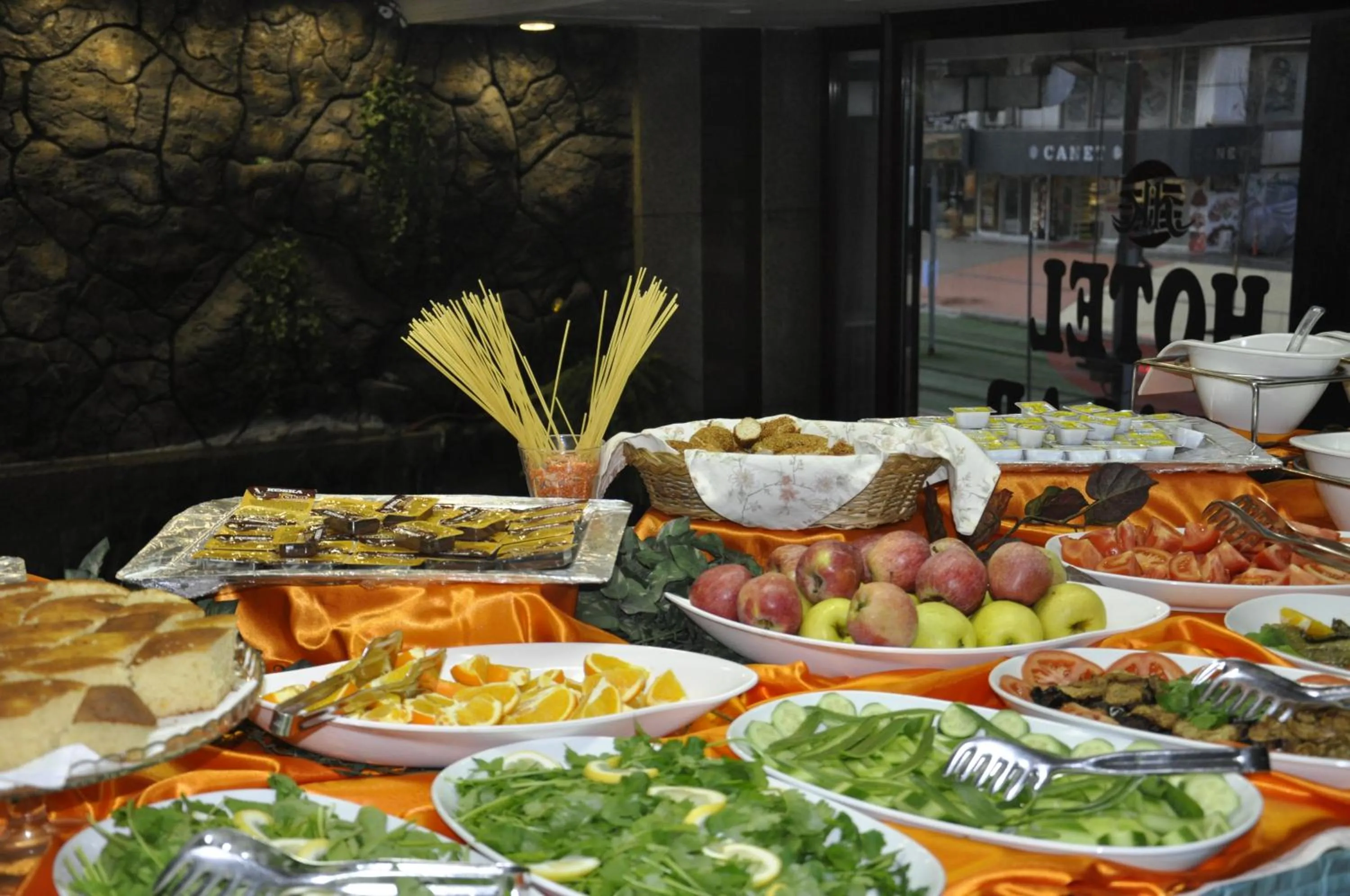 Buffet breakfast in Kayalar Hotel