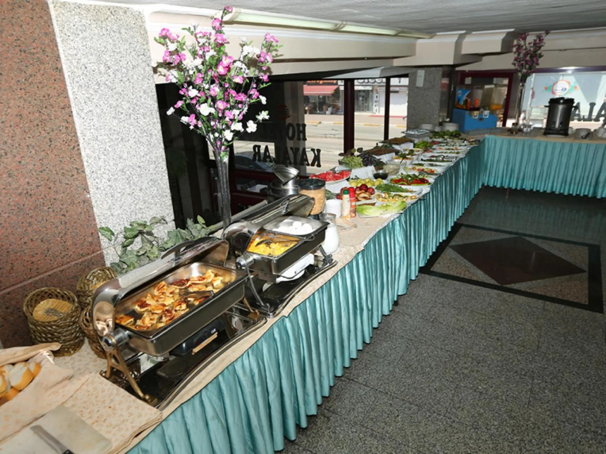 Buffet breakfast in Kayalar Hotel