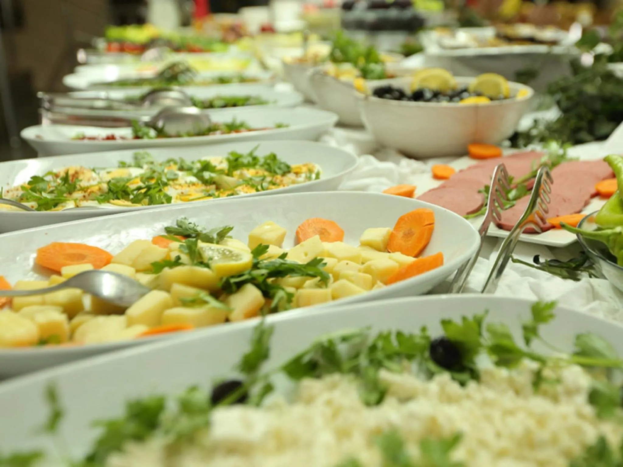 Buffet breakfast in Kayalar Hotel