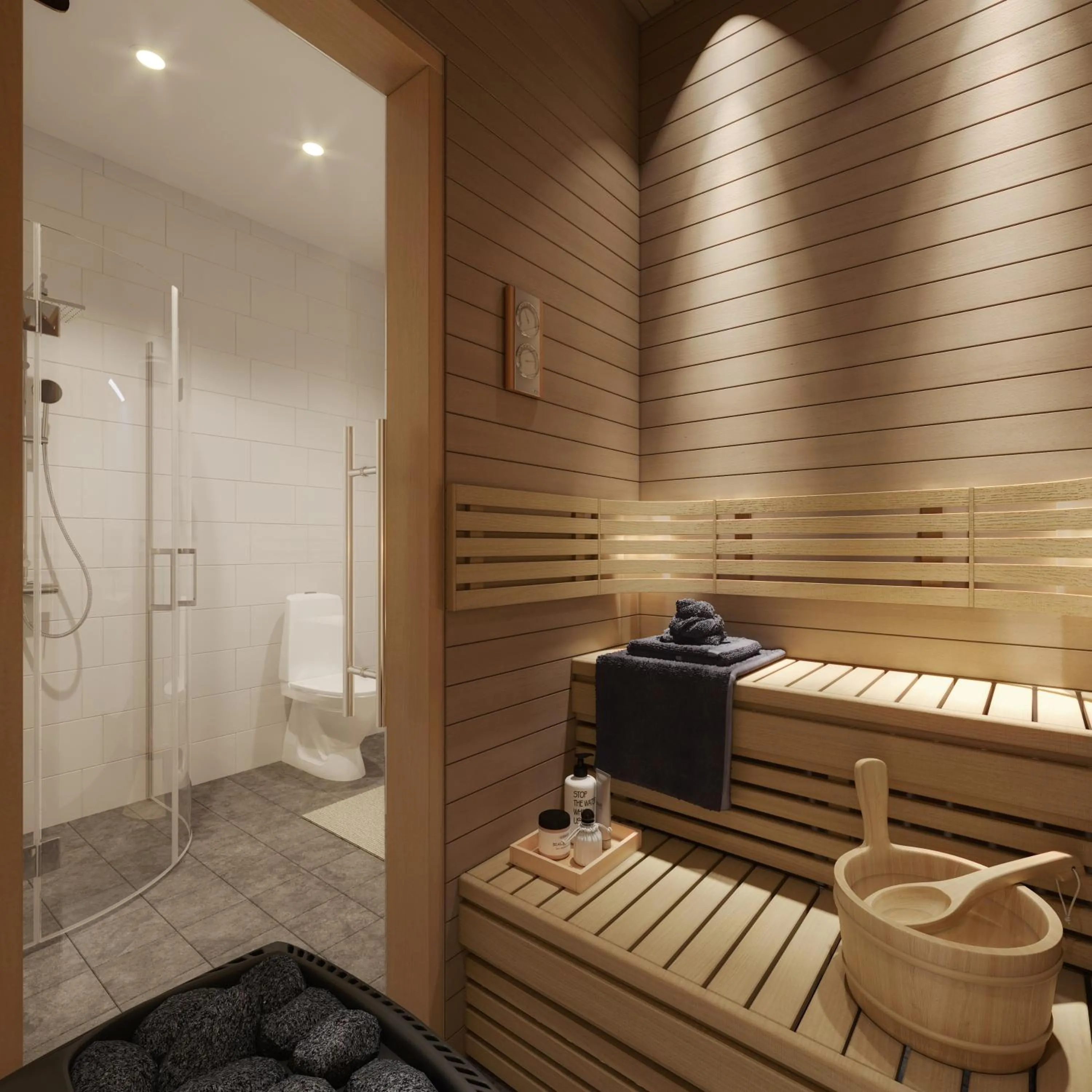 Shower in Gammelgården