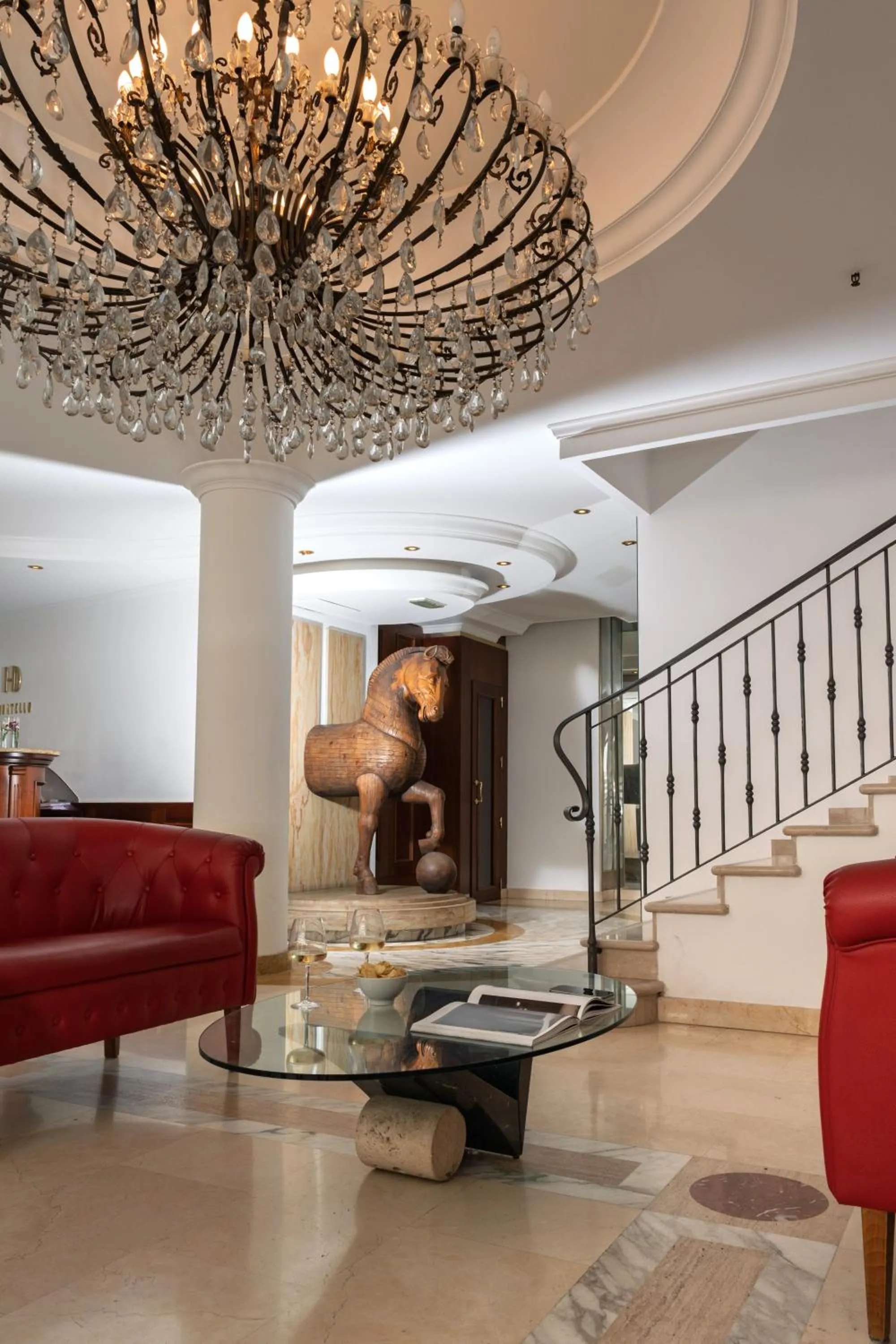 Lobby or reception in Hotel Donatello