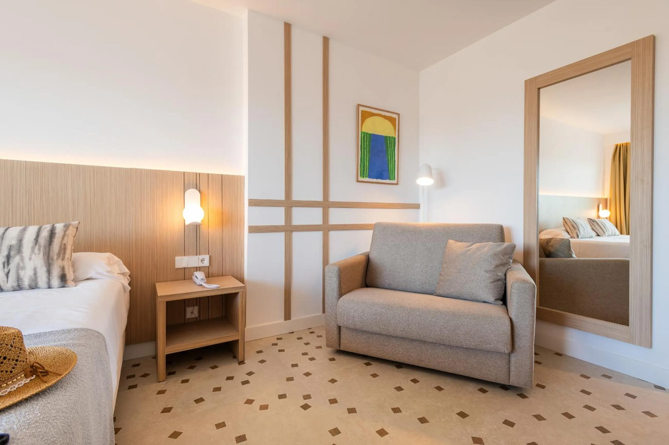 Bed in Sol de Alcudia Apartamentos