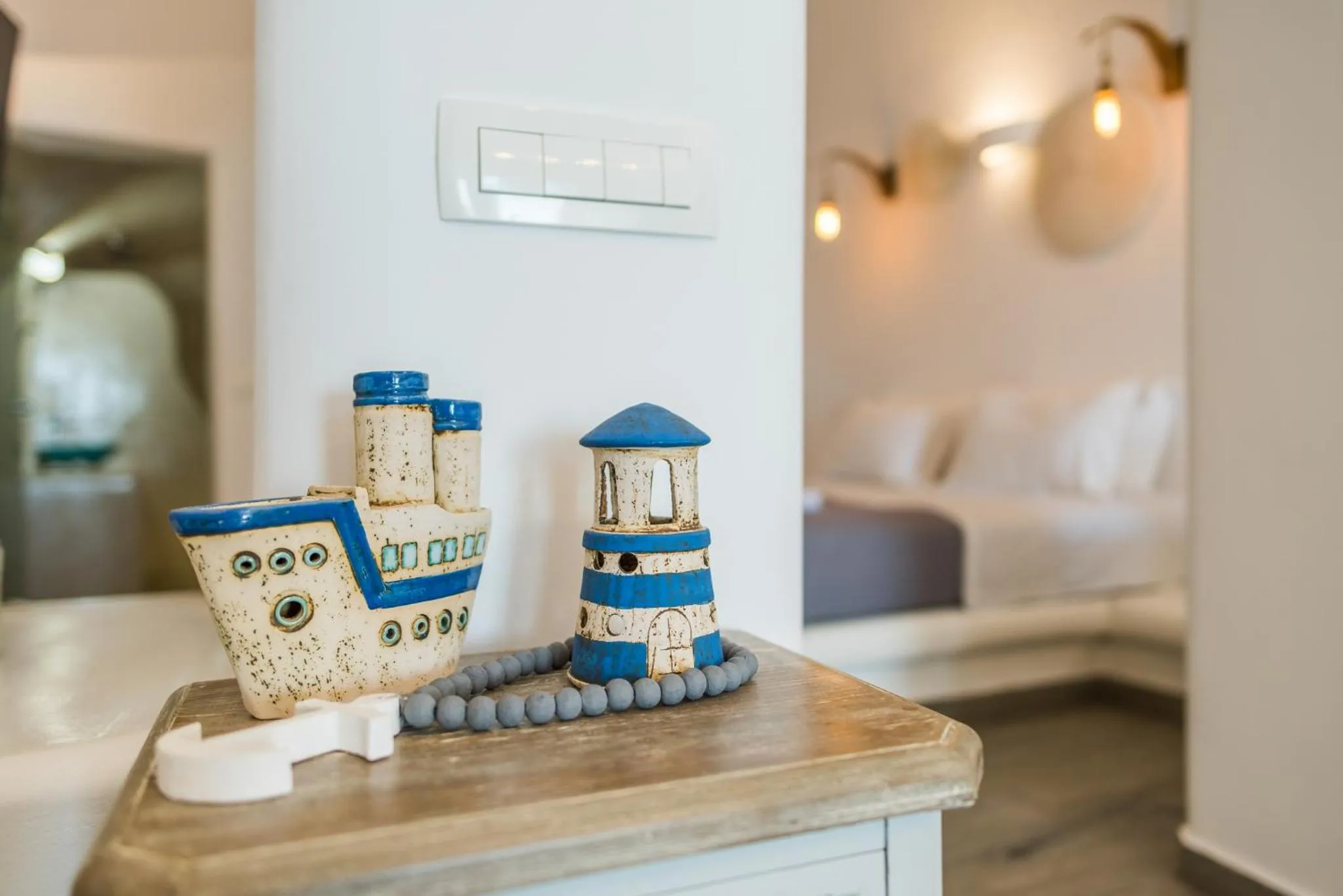 Decorative detail, Bed in Angel Luxury Suites