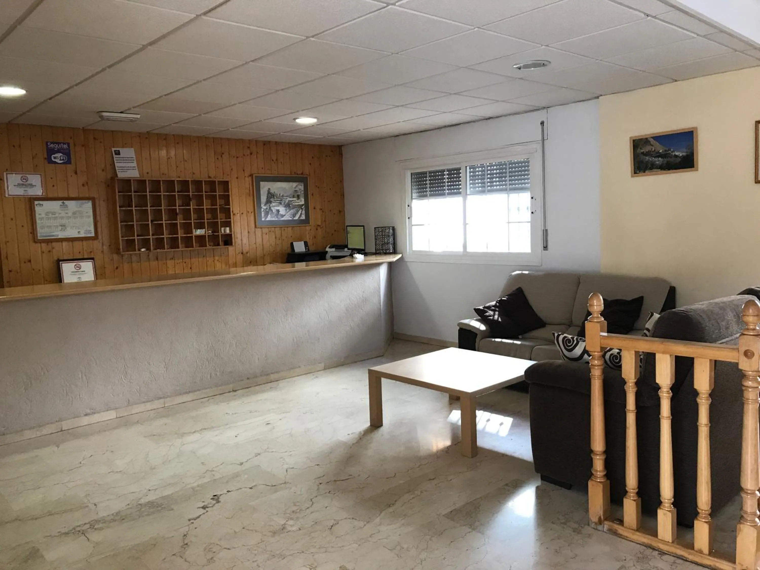Lobby or reception in Hotel Balcón de Cazorla