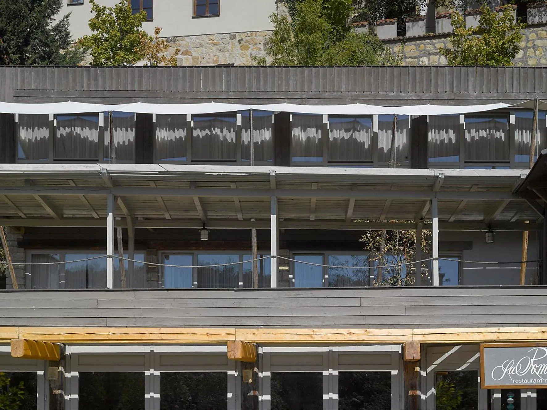 Facade/entrance in Hotel La Romantica