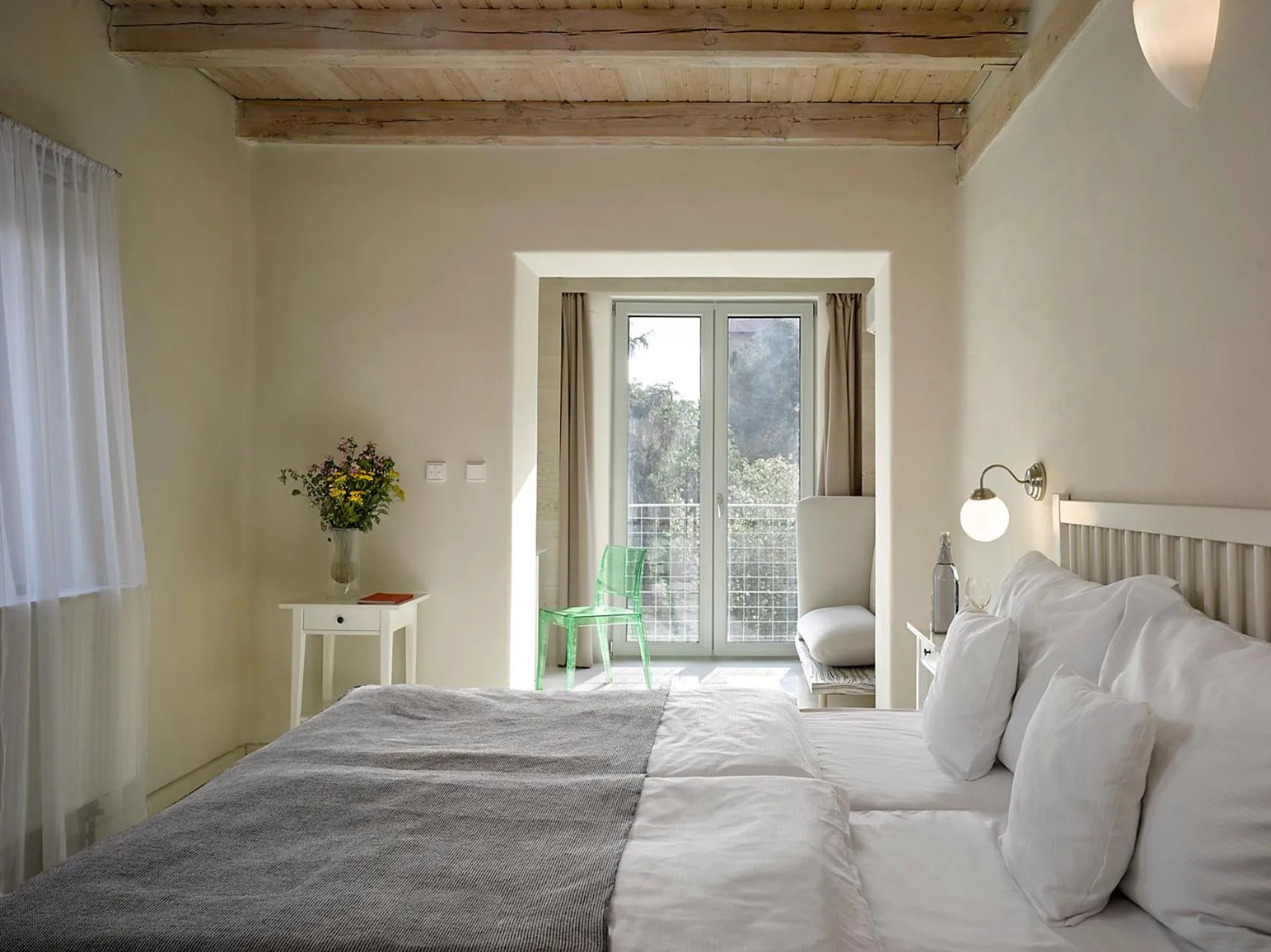 Bedroom, Bed in Hotel La Romantica