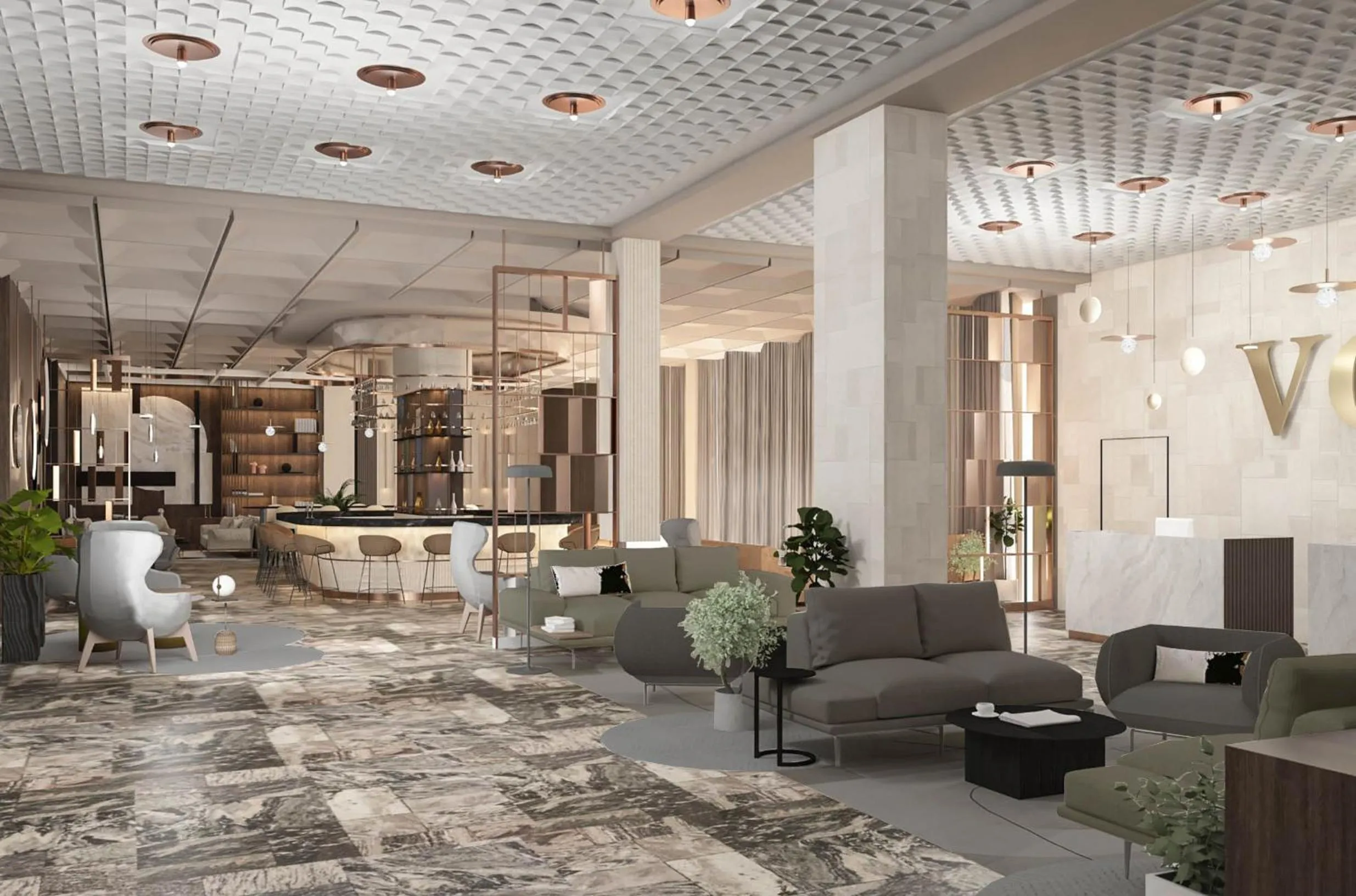 Lounge or bar in voco Katowice by IHG