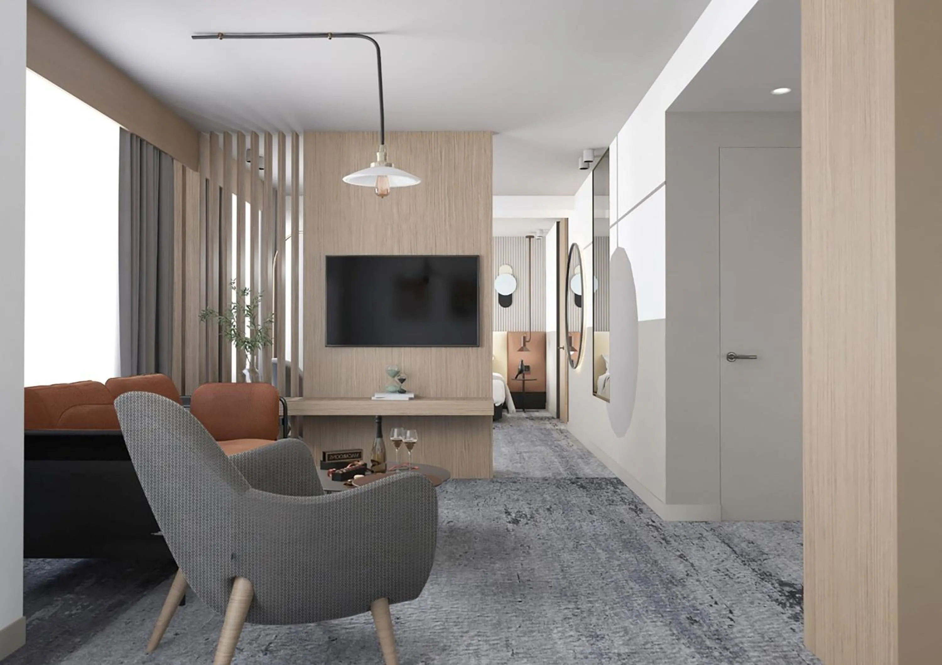 Photo of the whole room in voco Katowice by IHG