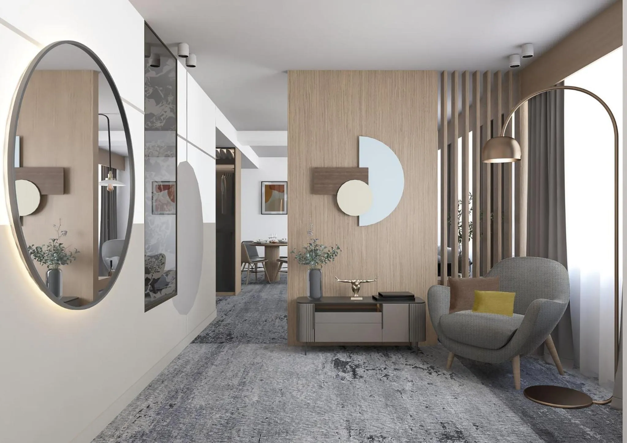 Photo of the whole room in voco Katowice by IHG