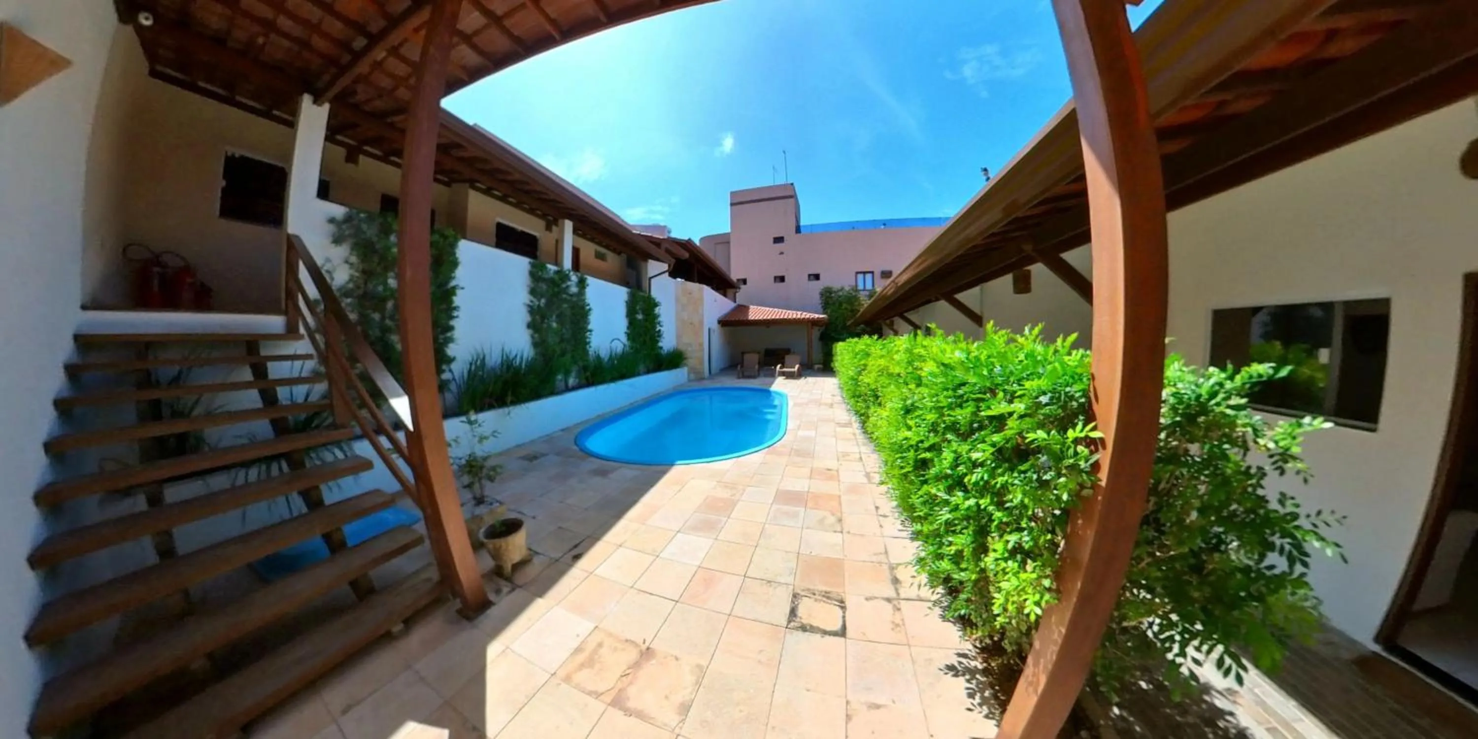 Swimming pool in Pousada Mar e Brisa