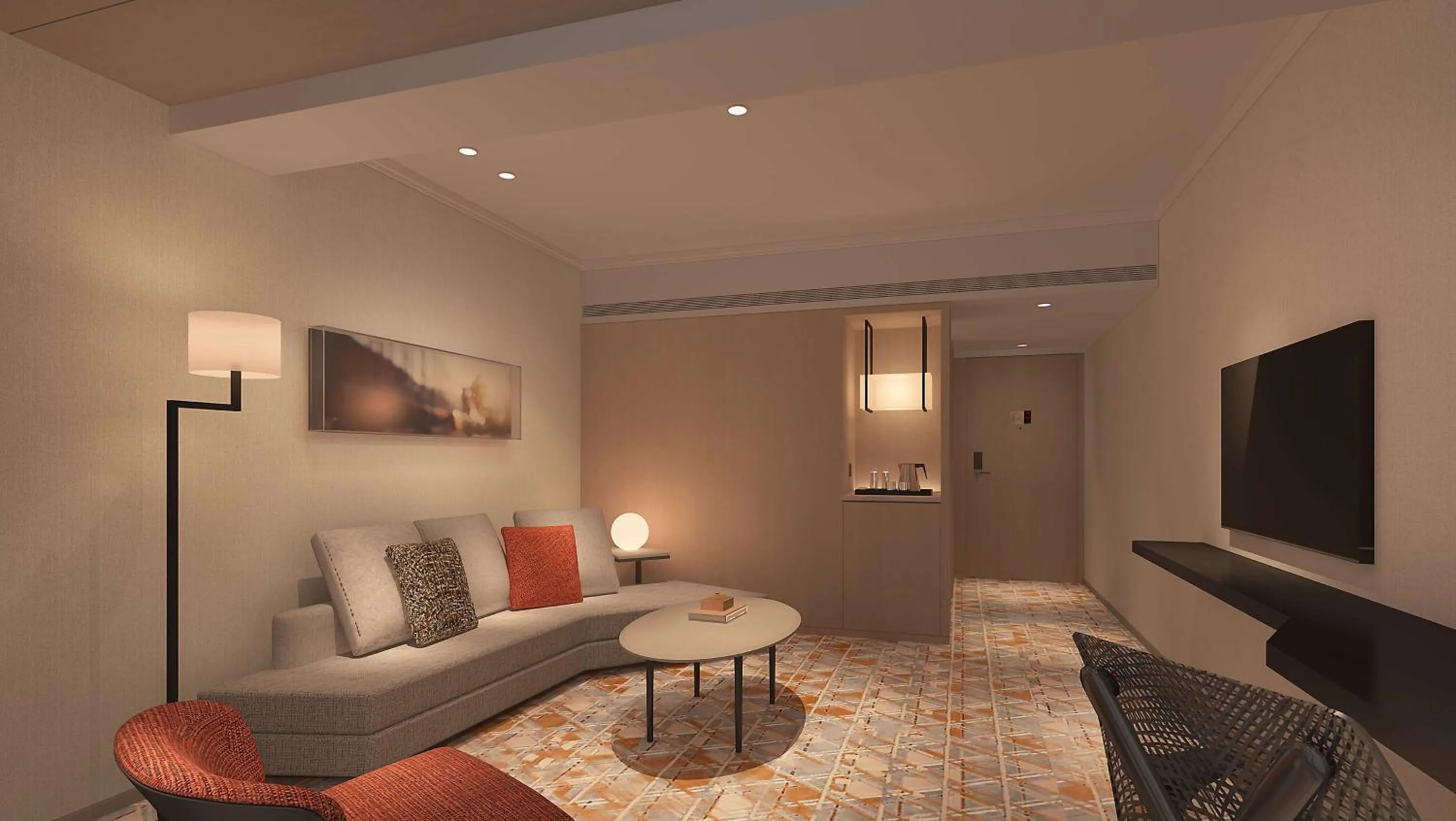 Living room in Hilton Garden Inn Guangzhou Tianhe