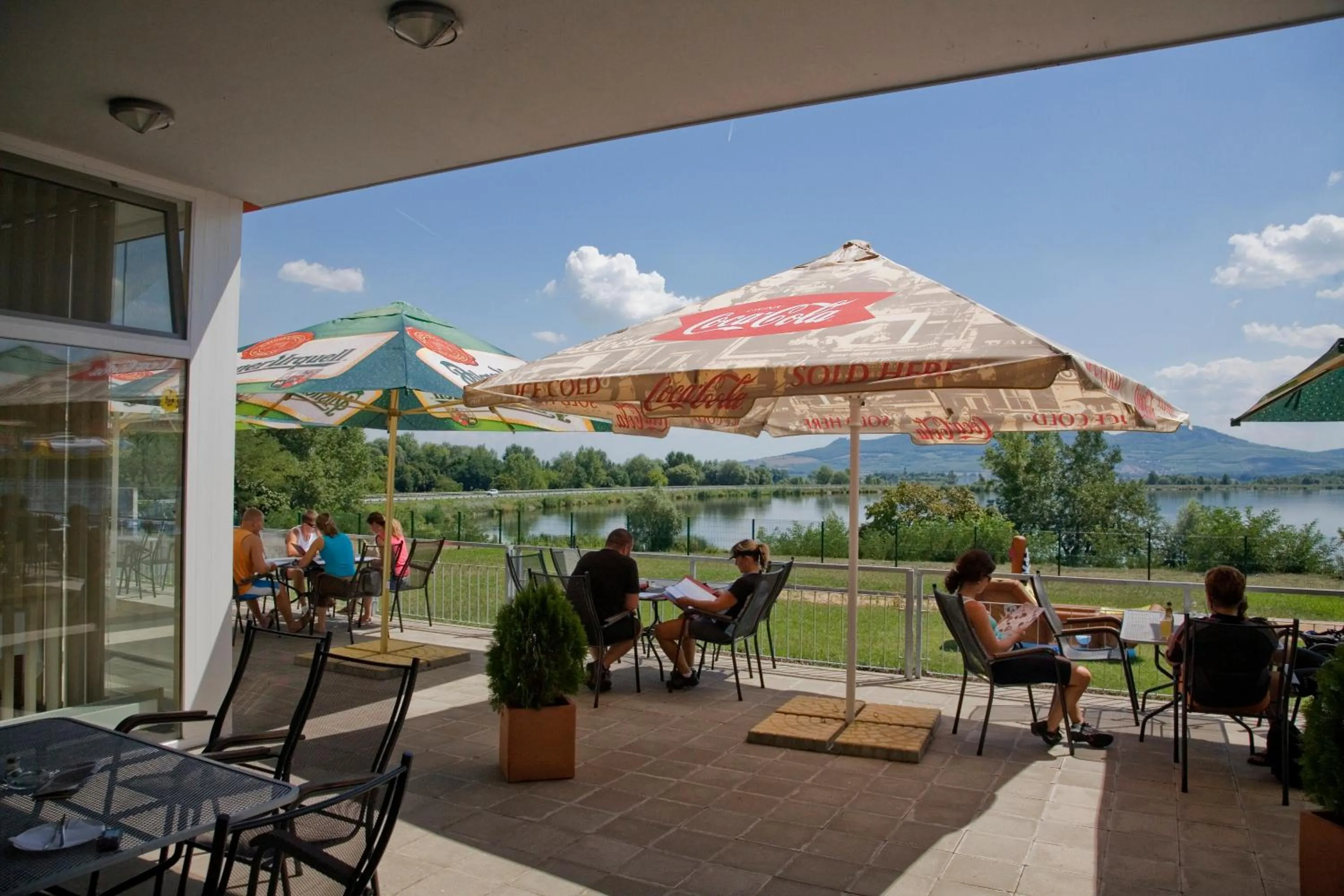 Balcony/Terrace in Hotel Termal Mušov