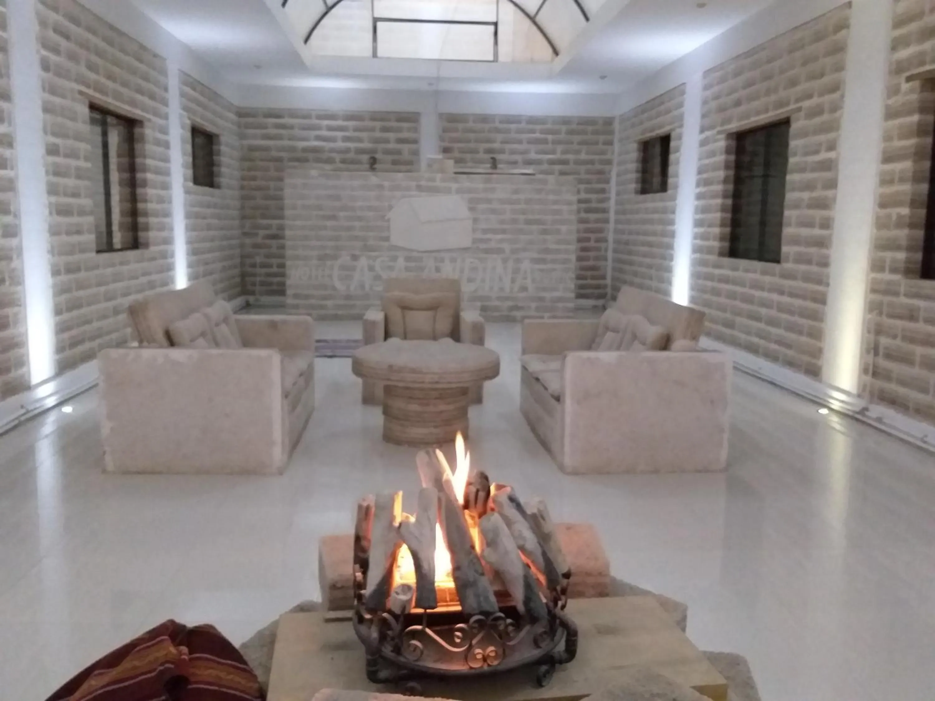 Seating area in Casa de Sal - Salt Hotel