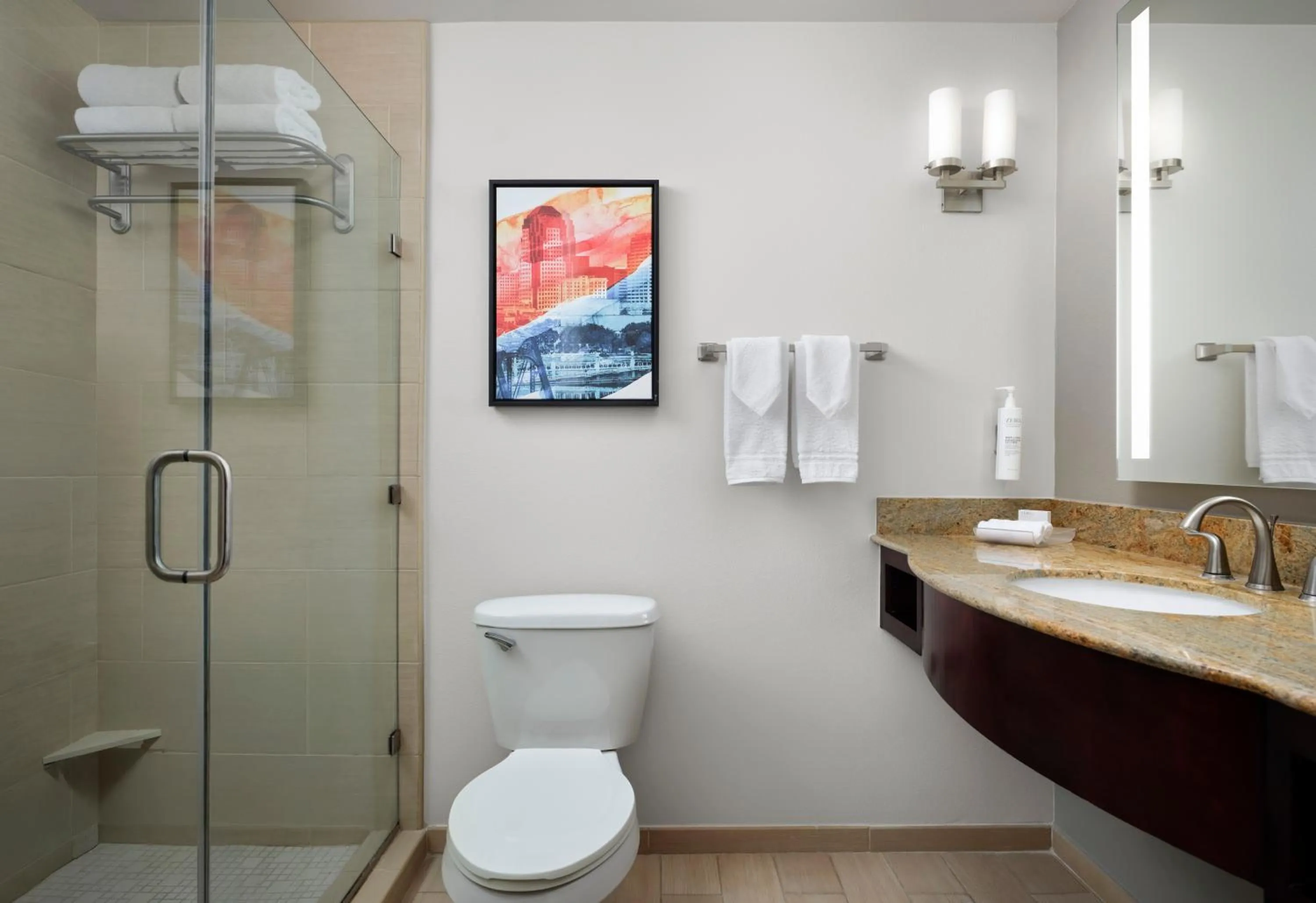 Shower in Hilton Garden Inn Shreveport Bossier City