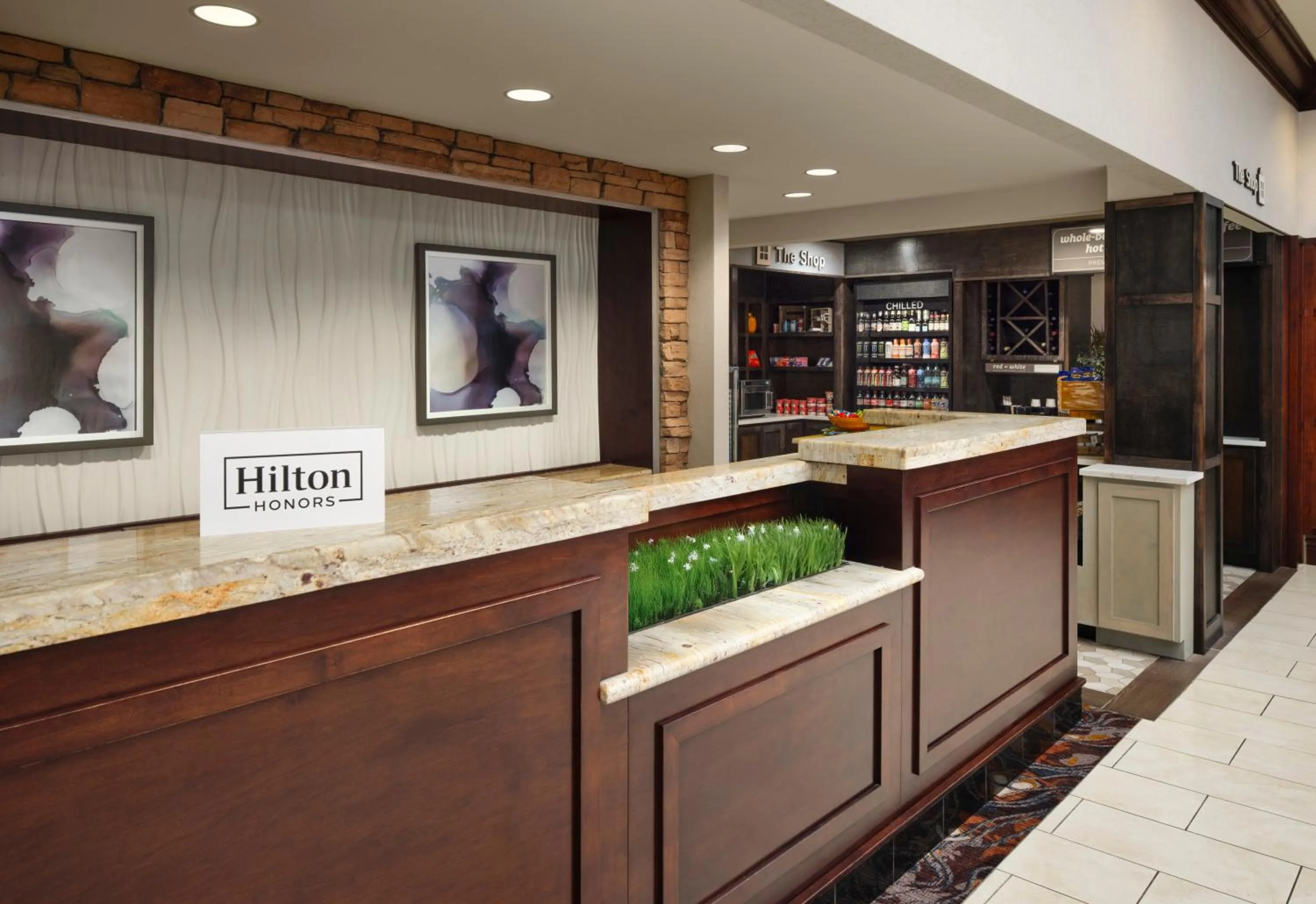 Lobby or reception in Hilton Garden Inn Shreveport Bossier City
