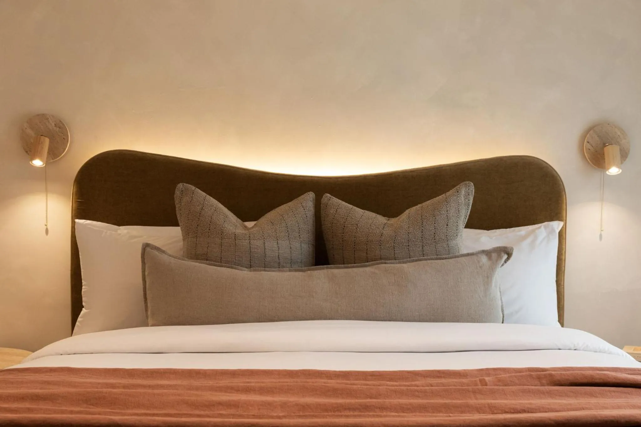 Bed in Medusa Hotel Sydney