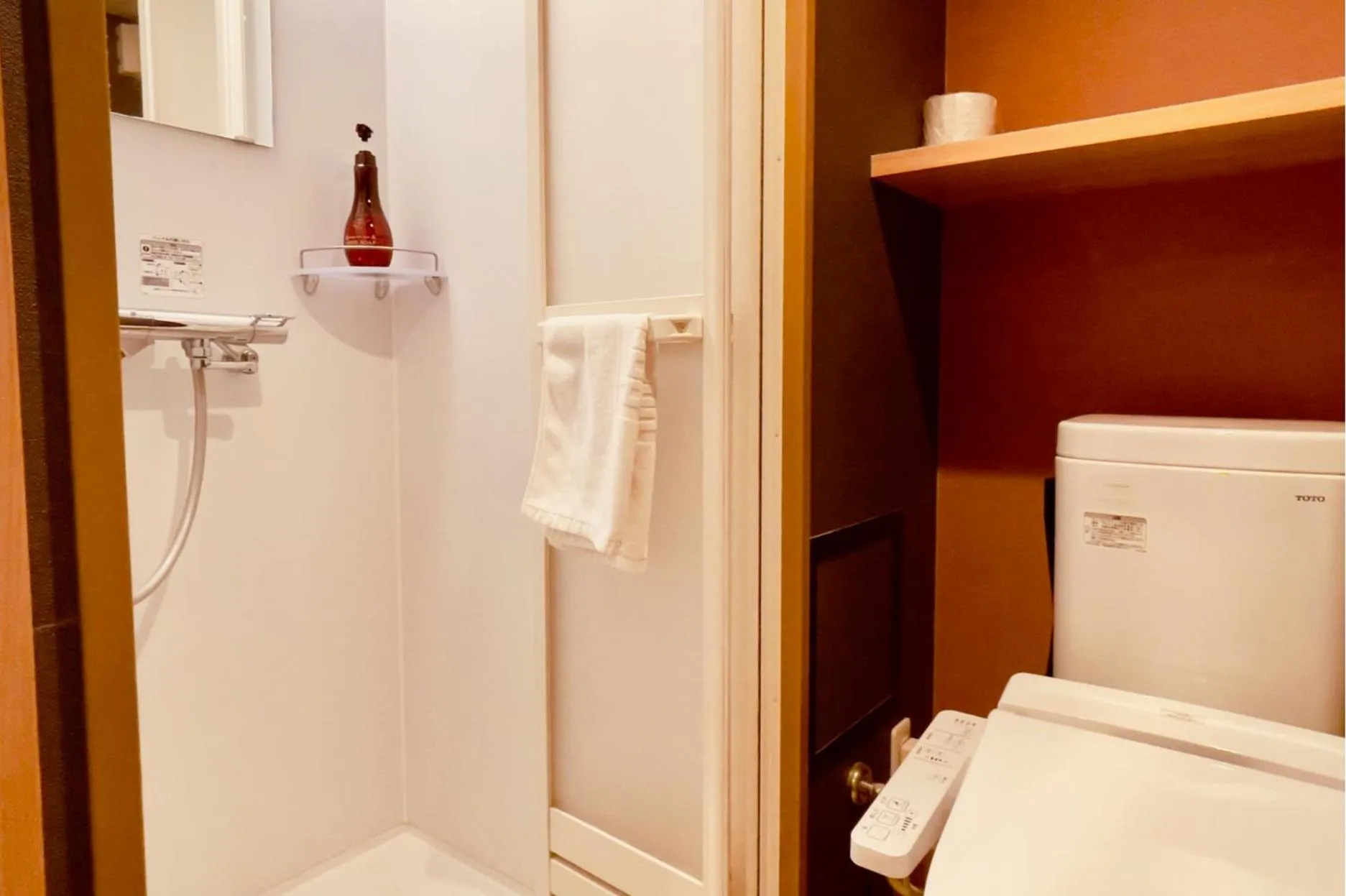 Shower in Dormy Inn Premium Tokyo Kodenmacho