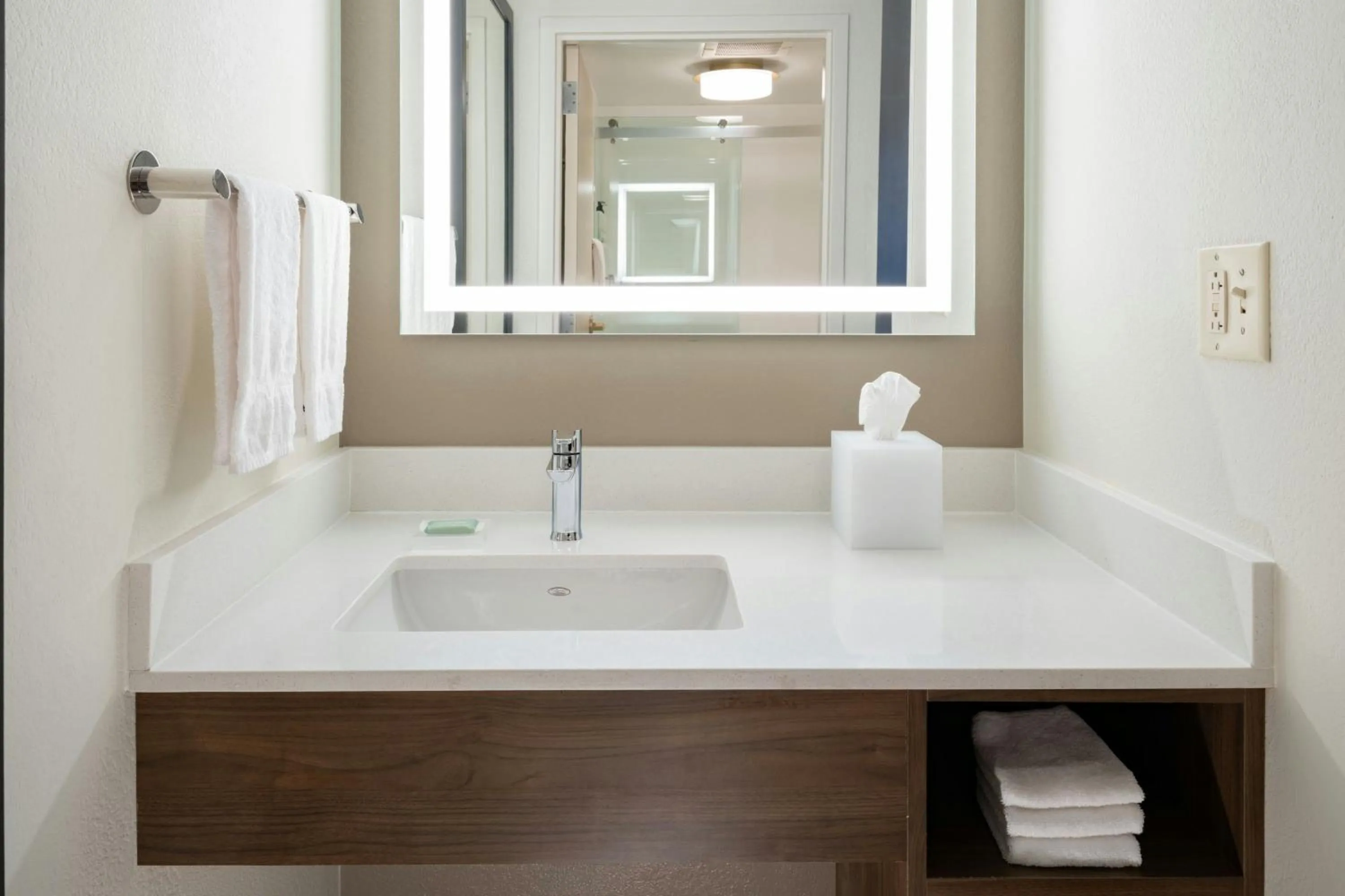 Bathroom in Springhill Suites by Marriott State College