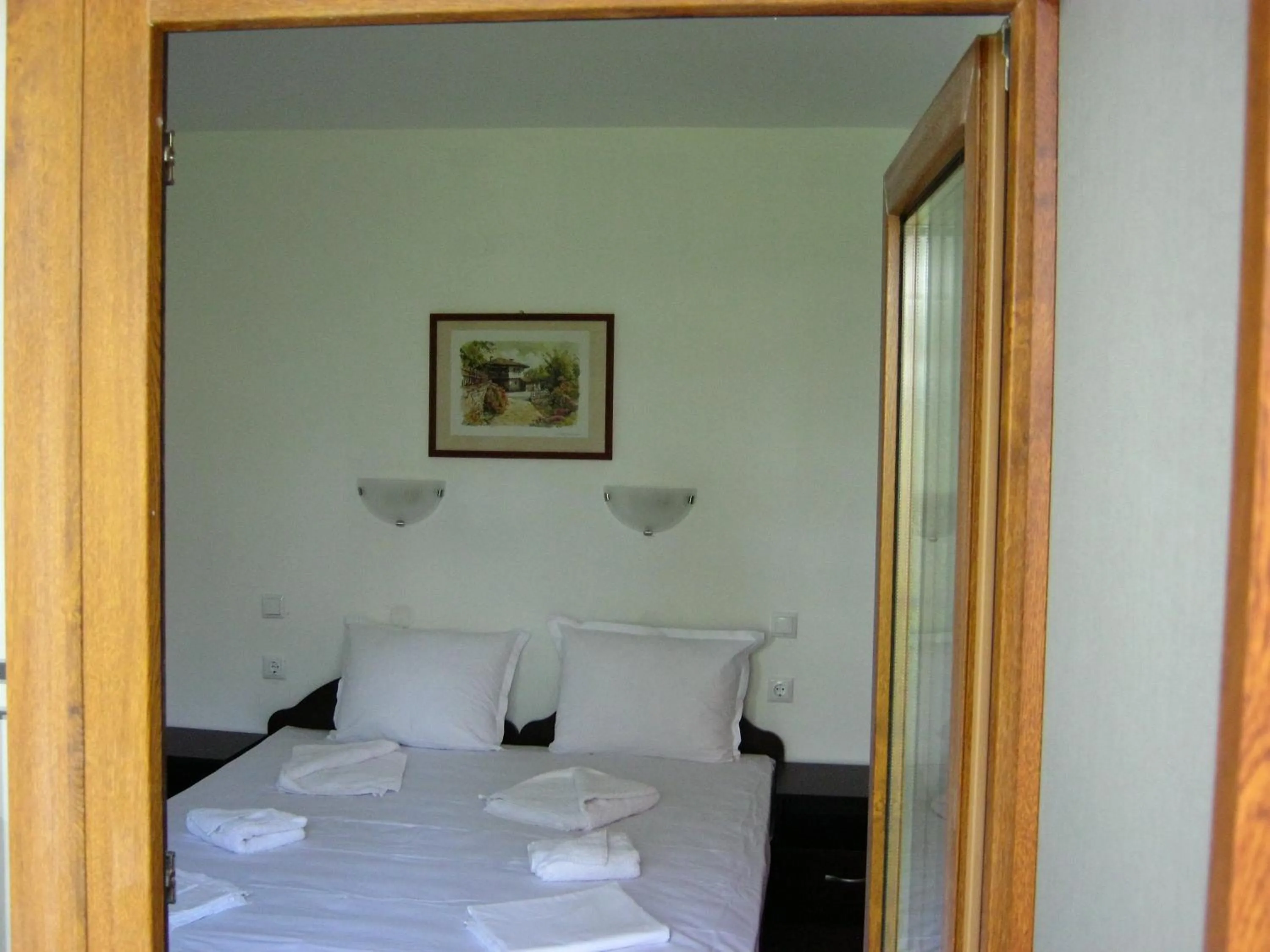 Bed in Motel Koziyat Rog