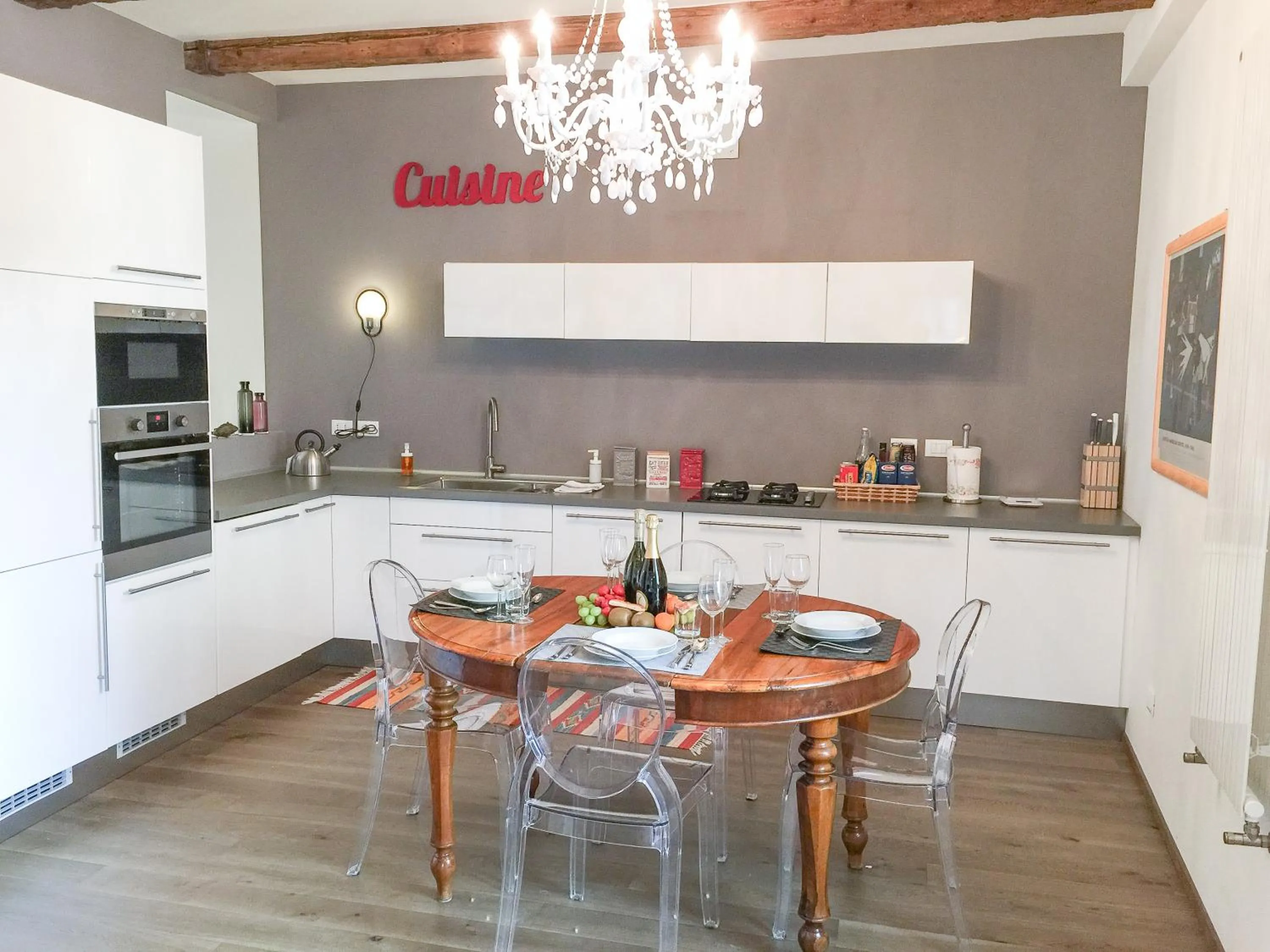 Kitchen or kitchenette in Cà Farnese