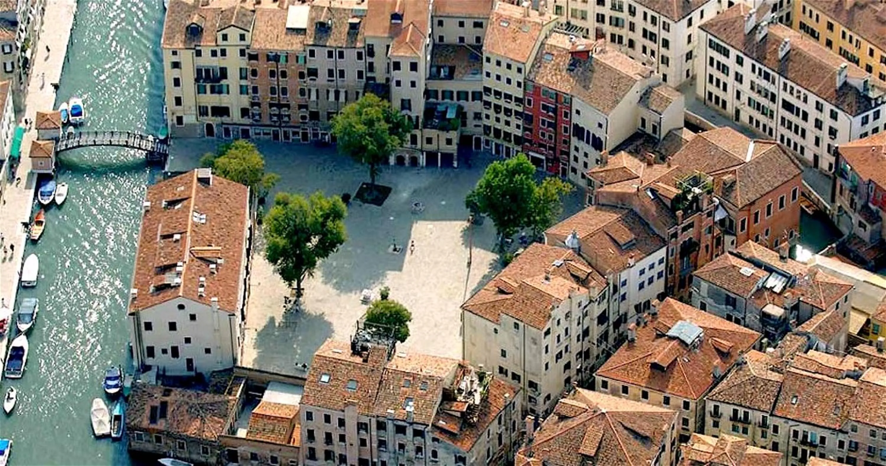 Bird's eye view in Cà Farnese