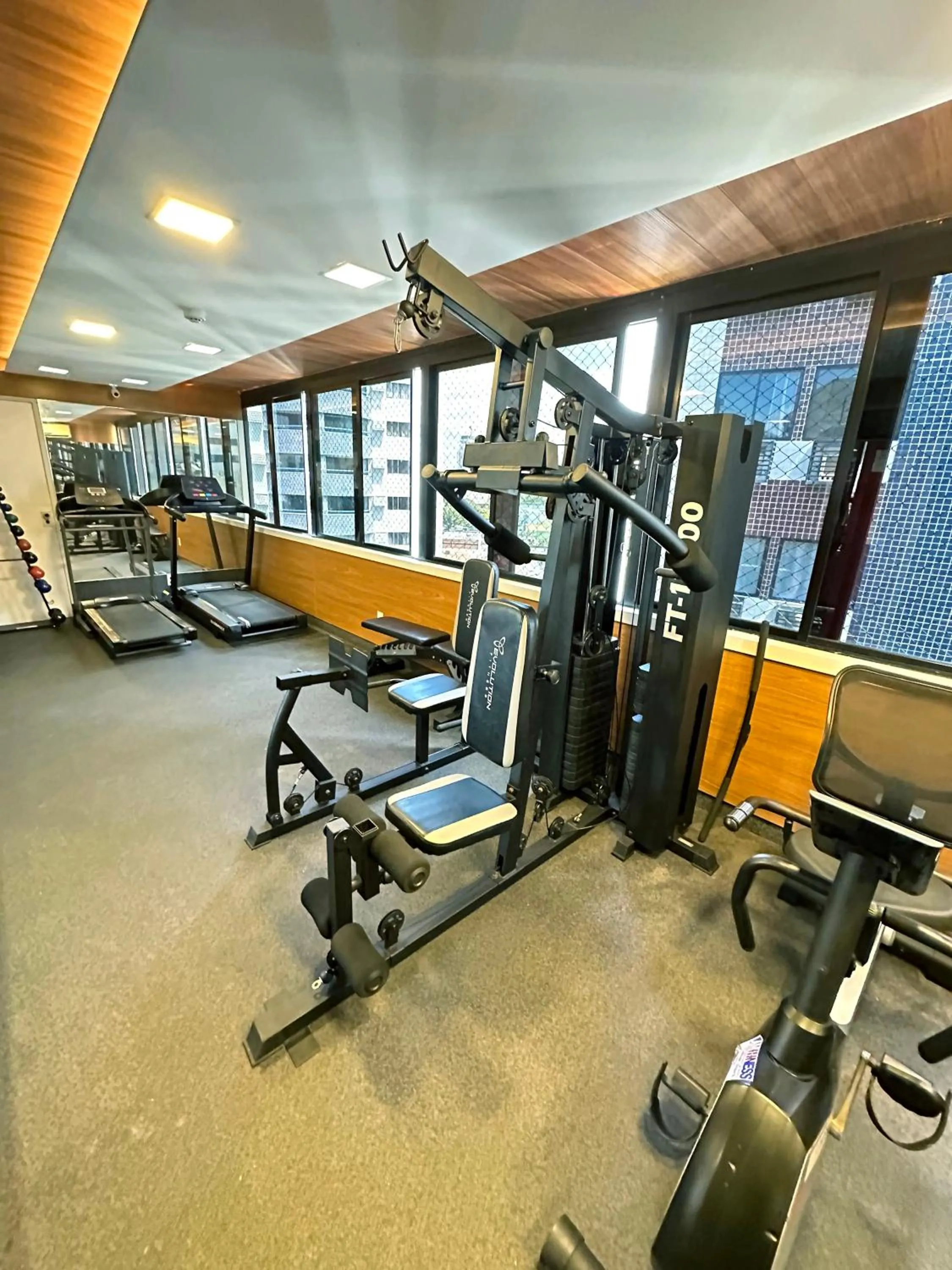 Fitness centre/facilities in Marante Plaza Hotel
