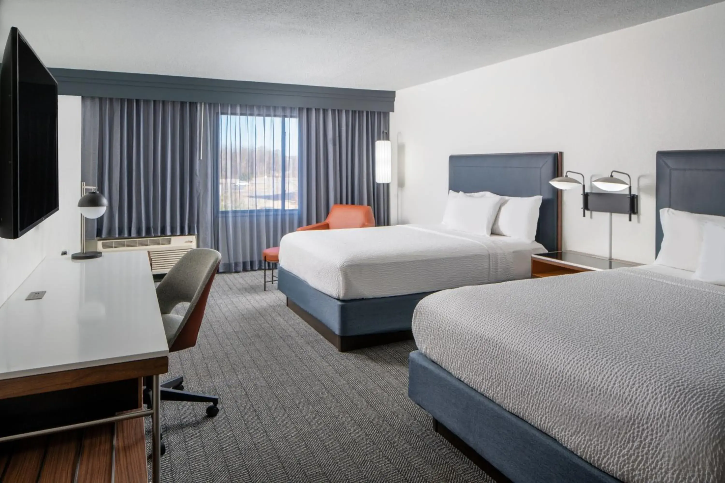 Queen Room with Two Queen Beds in Courtyard by Marriott Decatur Queen Room with Two Queen Beds in Courtyard by Marriott Decatur