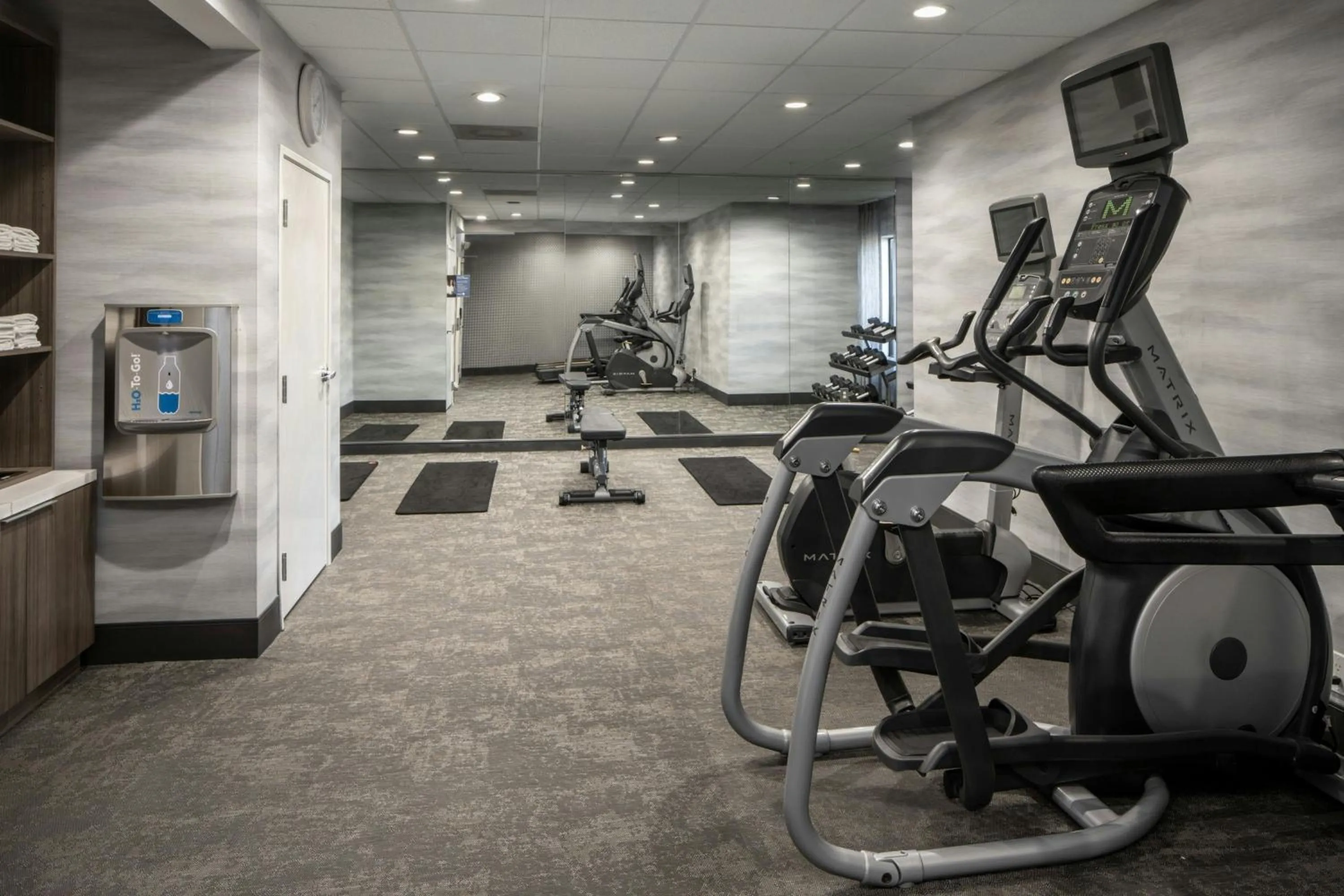 Fitness centre/facilities in Fairfield Inn & Suites by Marriott Lafayette South