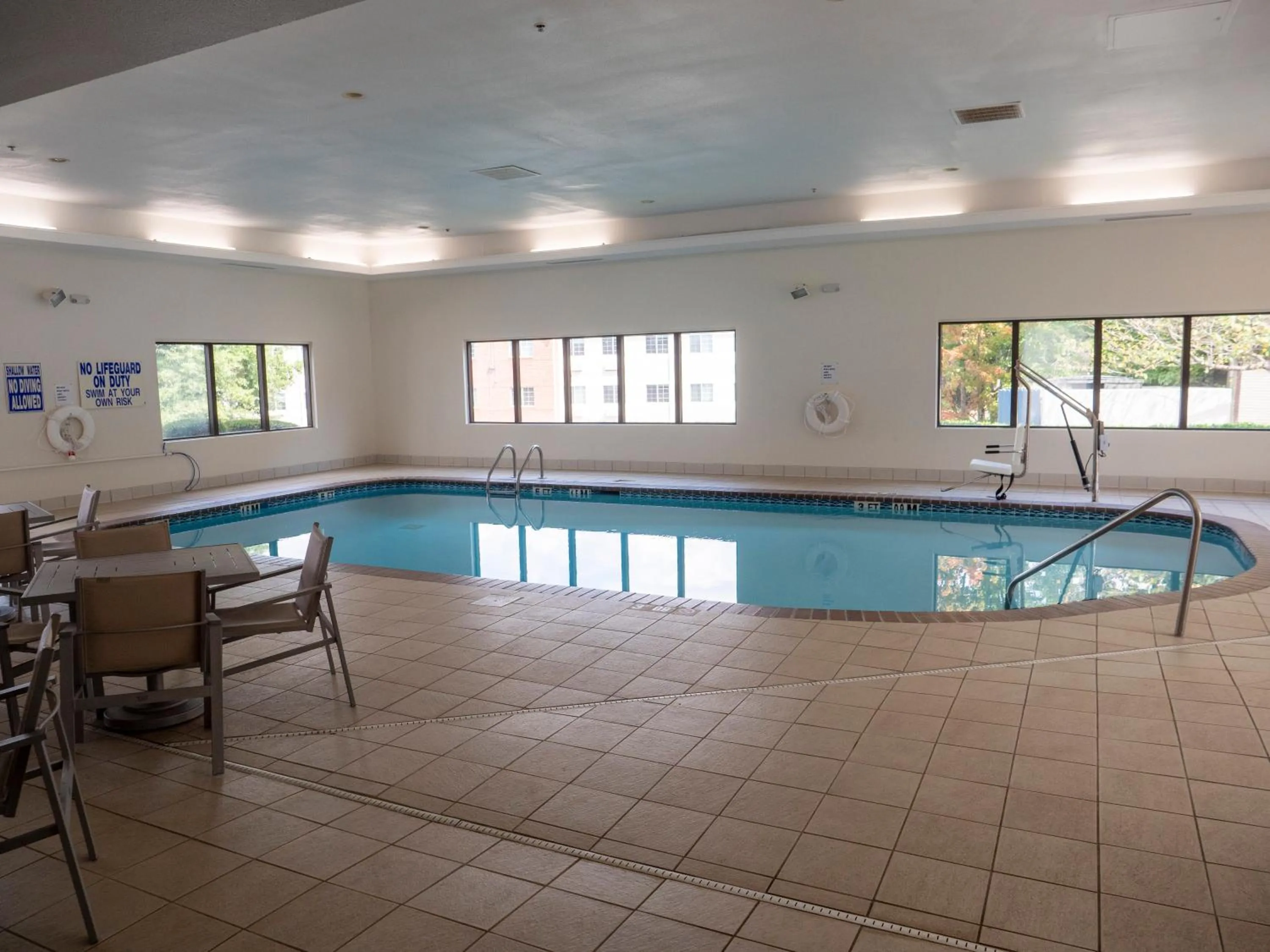 Swimming pool in Holiday Inn Express & Suites Greenville Airport i85 by IHG