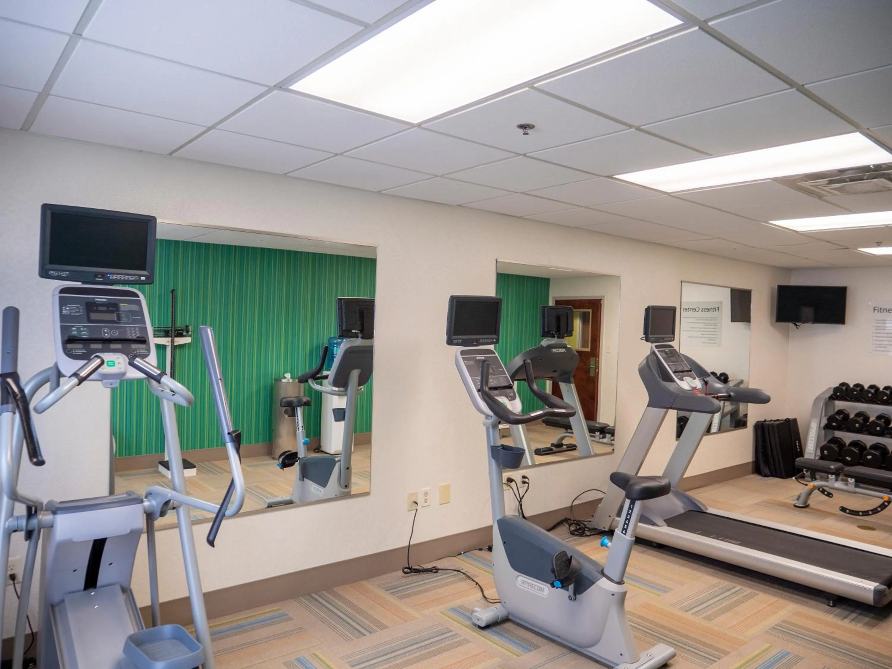 Fitness centre/facilities in Holiday Inn Express & Suites Greenville Airport i85 by IHG